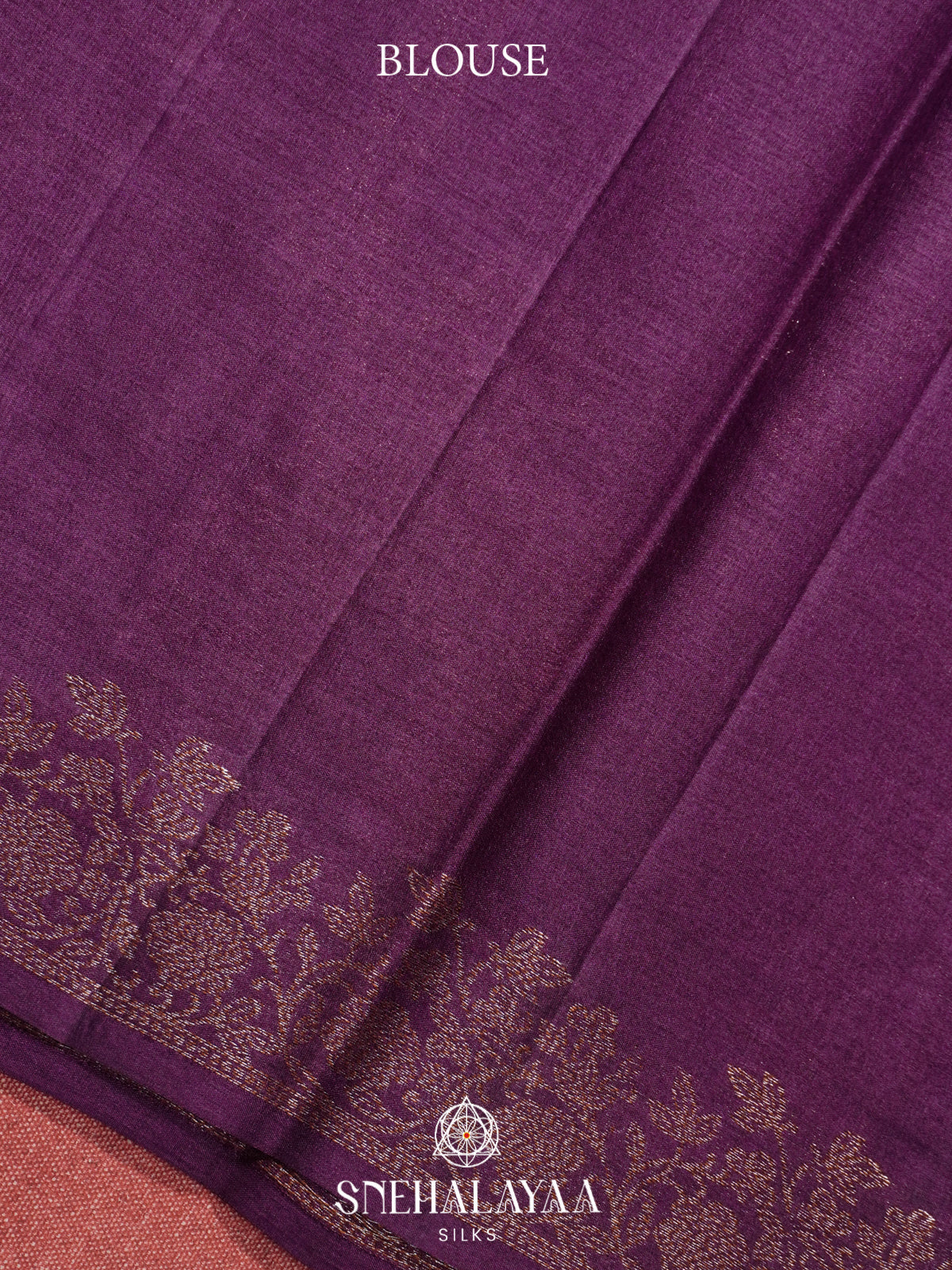 Purple Tussar Saree