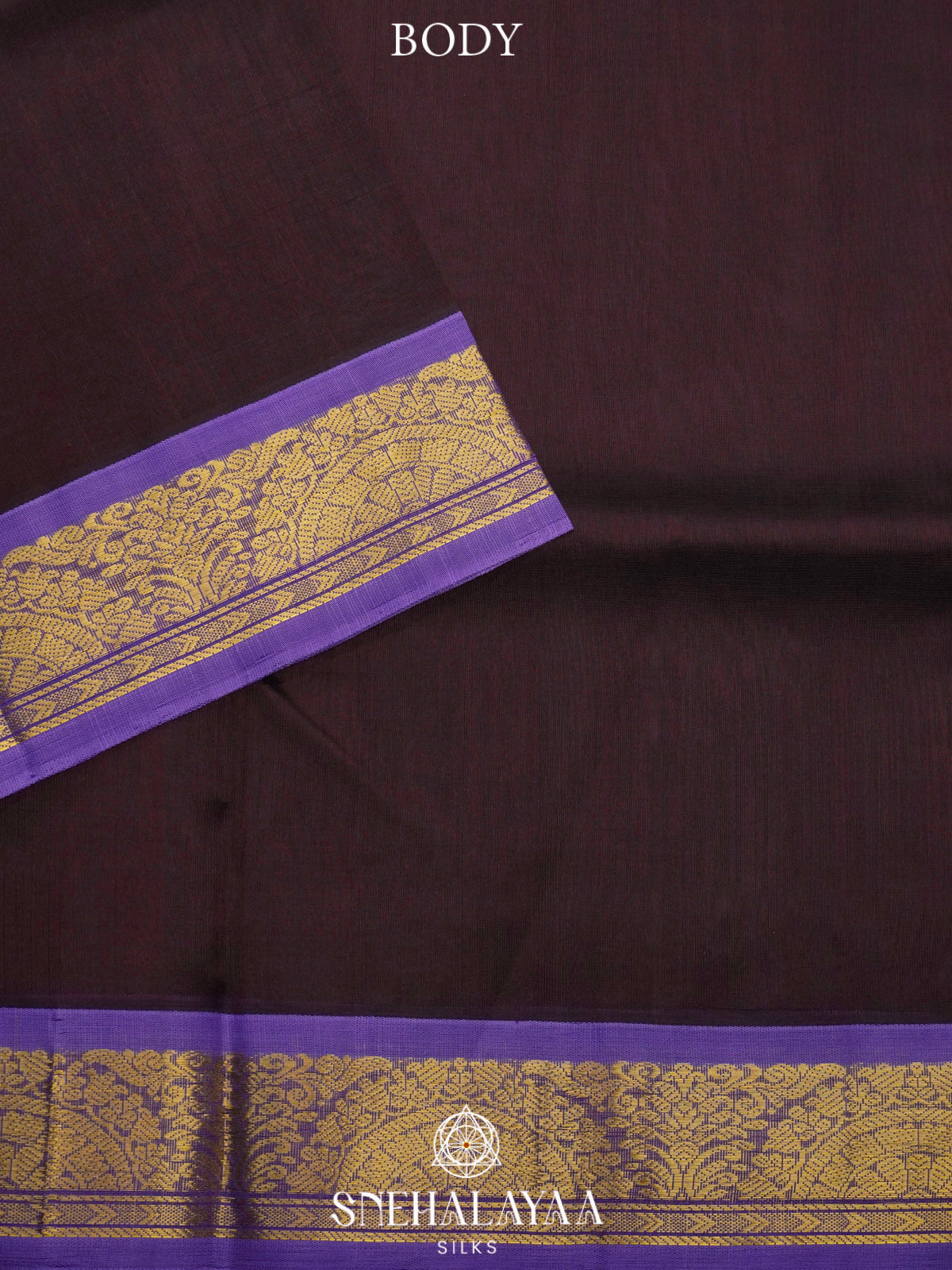 Coffee Brown Kanchi Silk Cotton Saree