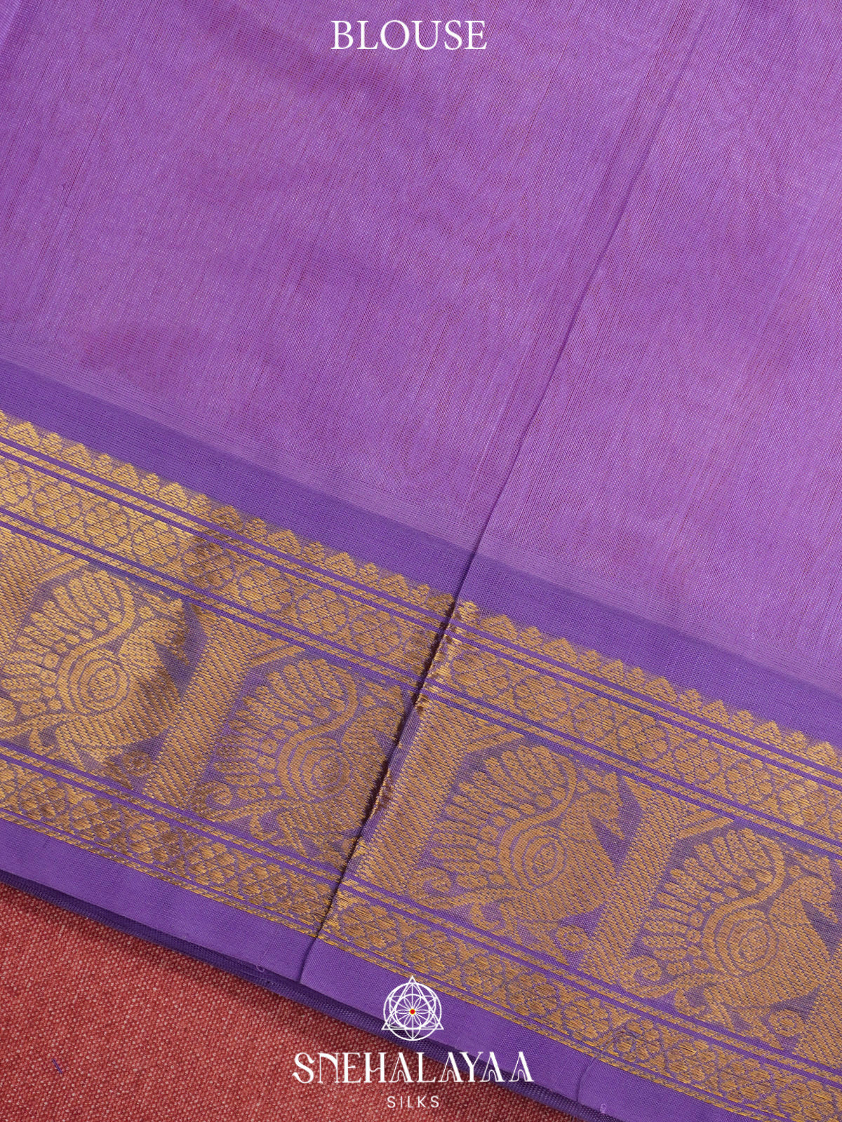 Orange Kanchi Silk Cotton Saree