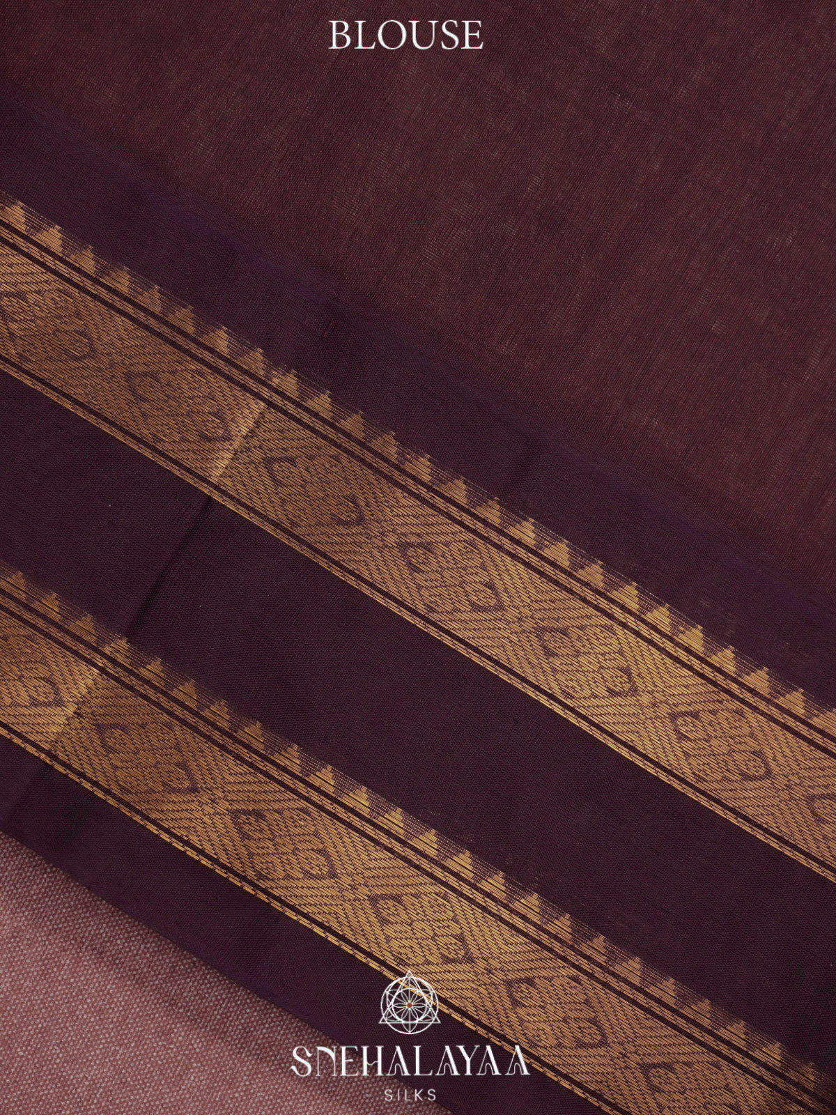 Beige Gold Kanchi Silk Cotton Saree