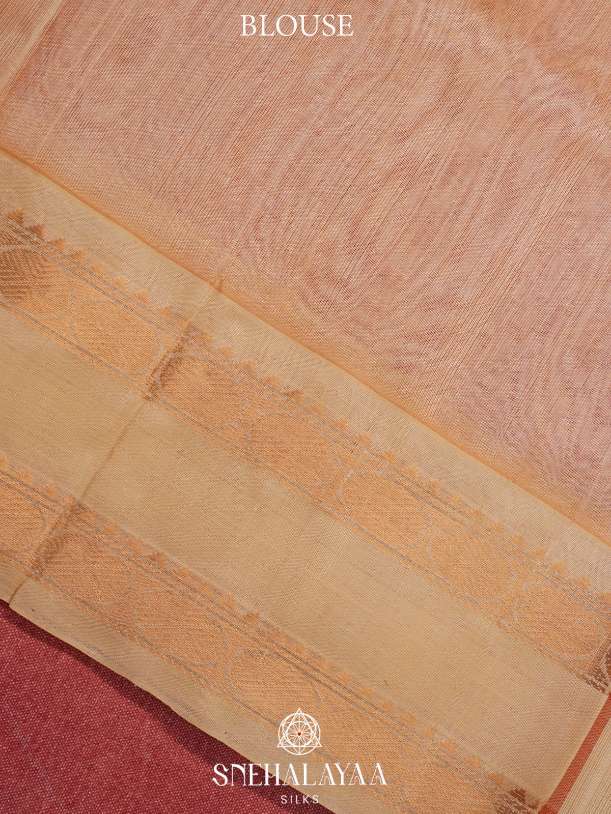 Red Kanchi Silk Cotton Saree
