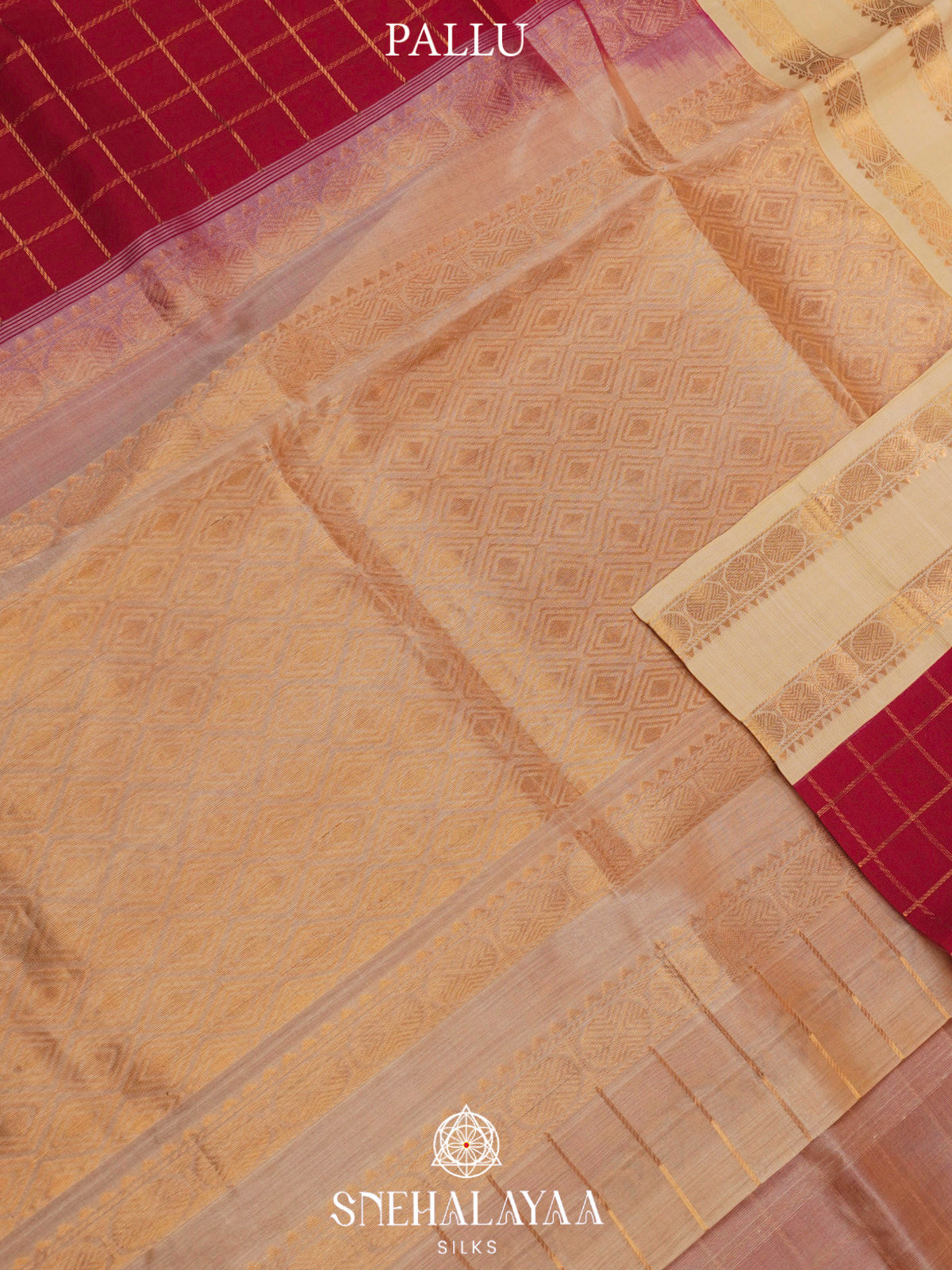 Red Kanchi Silk Cotton Saree