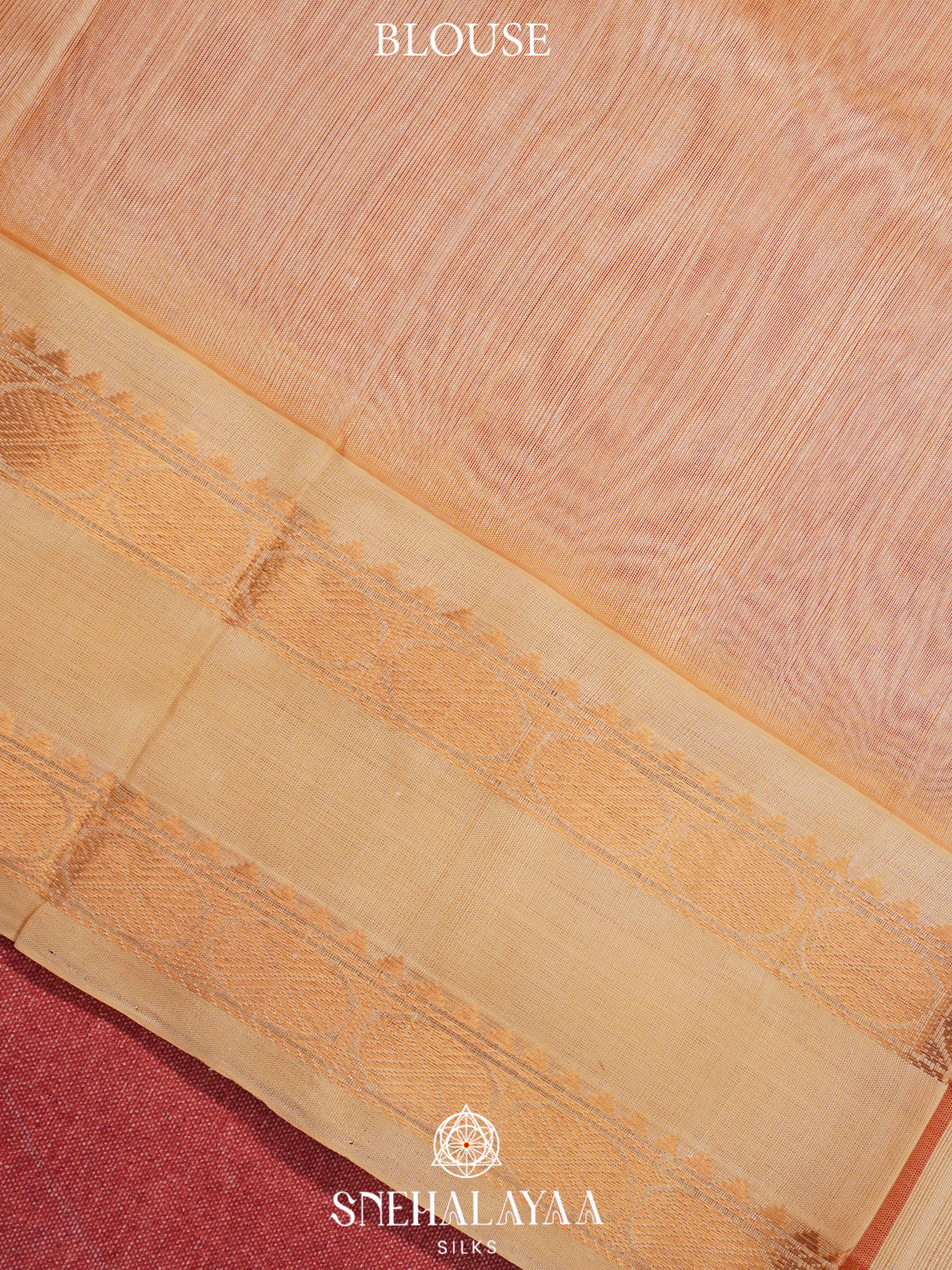 Red Kanchi Silk Cotton Saree