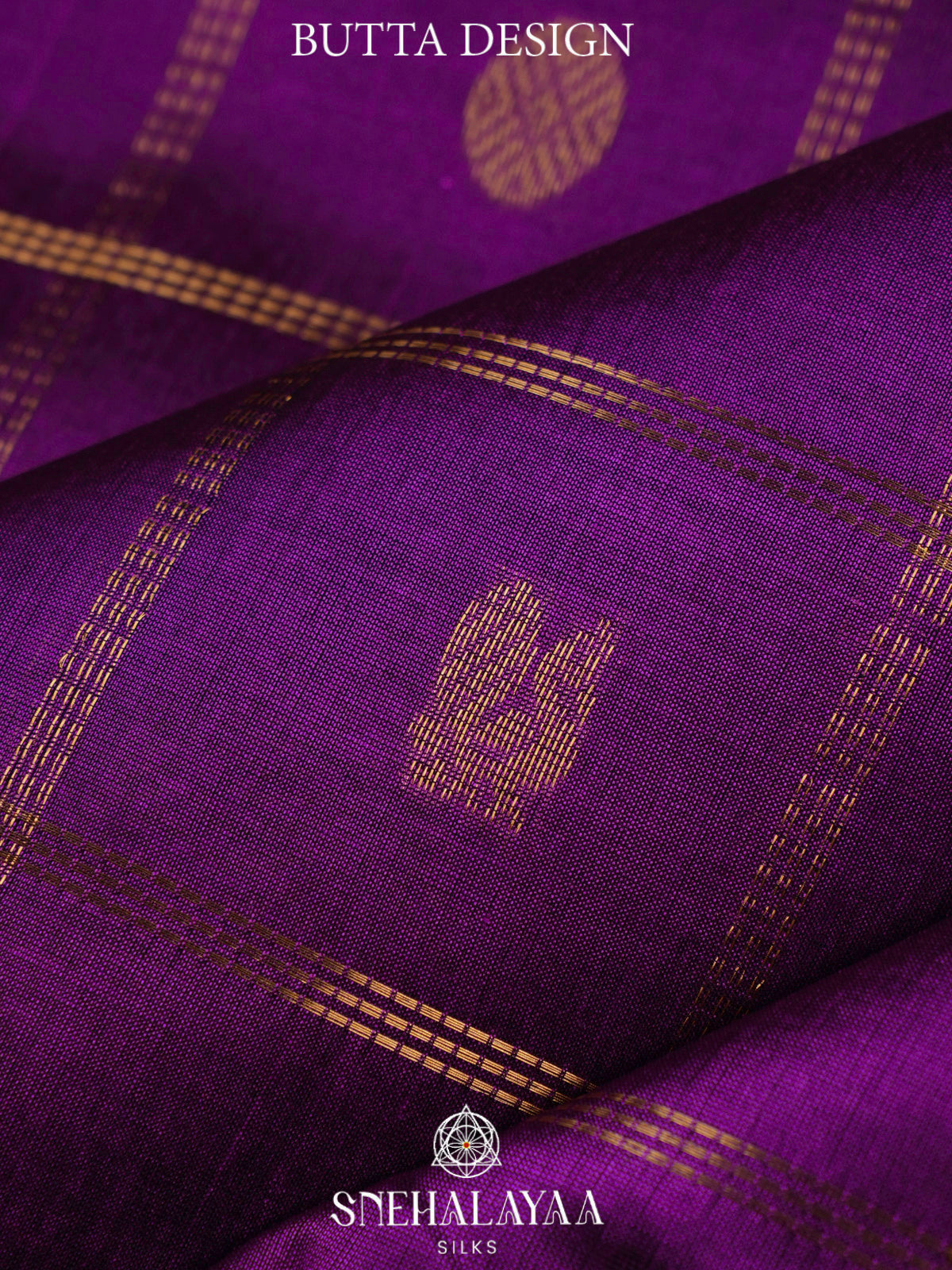 Purple Kanchi Silk Cotton Saree