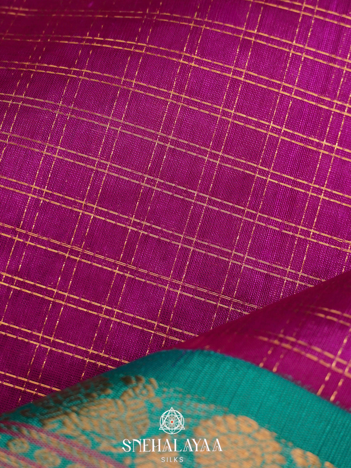 Magenta Pink Kanchi Silk Cotton Saree