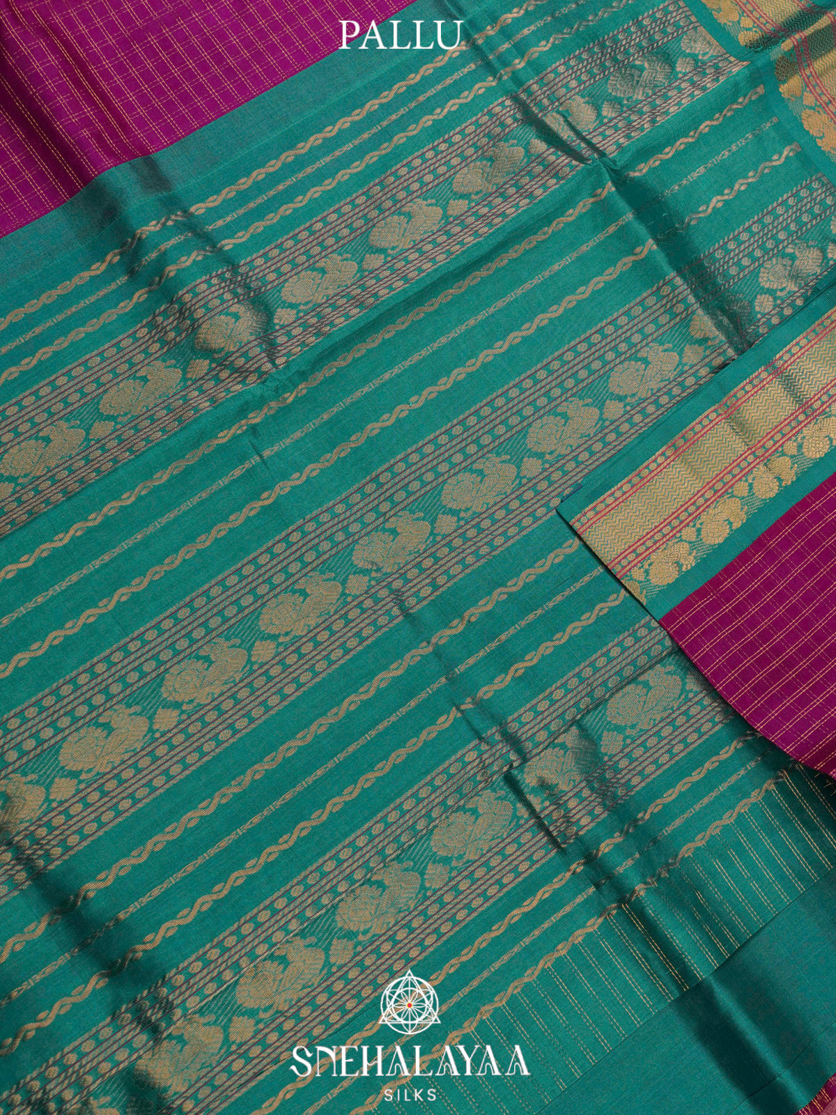 Magenta Pink Kanchi Silk Cotton Saree