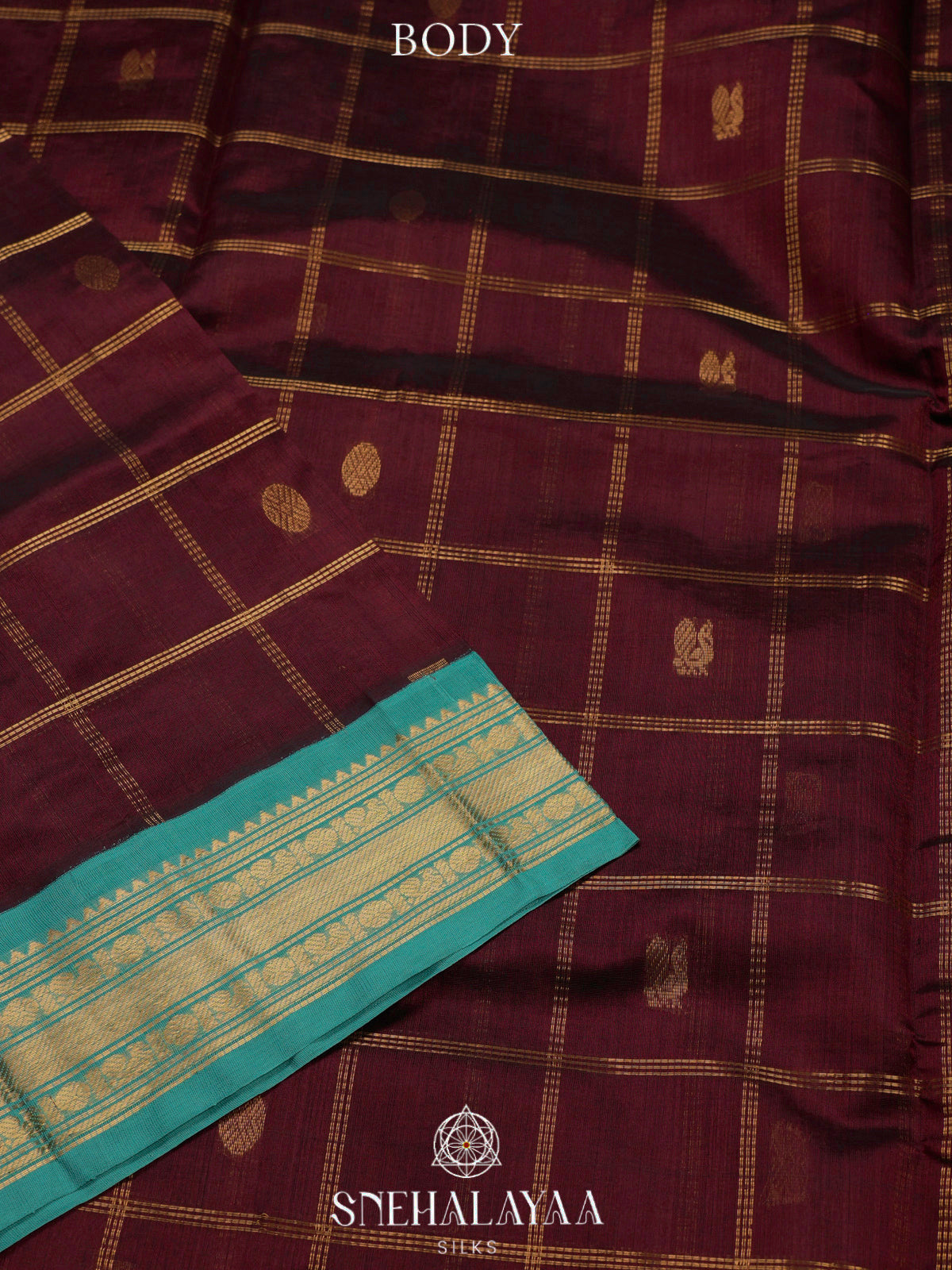 Maroon Kanchi Silk Cotton Saree