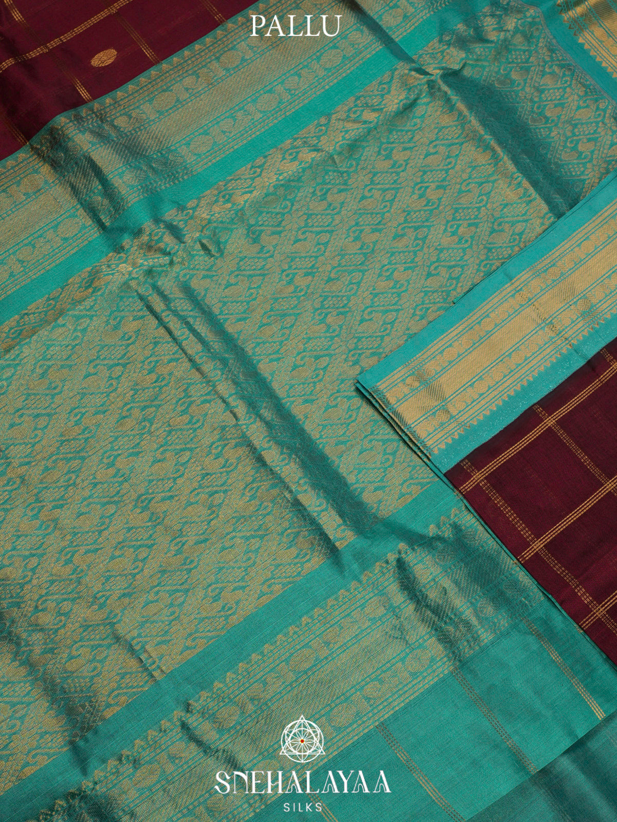 Maroon Kanchi Silk Cotton Saree