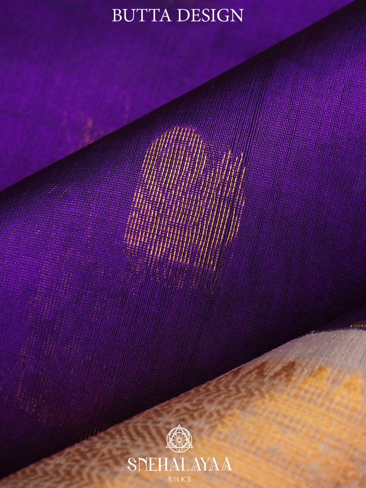 Purple Kanchi Silk Cotton Saree
