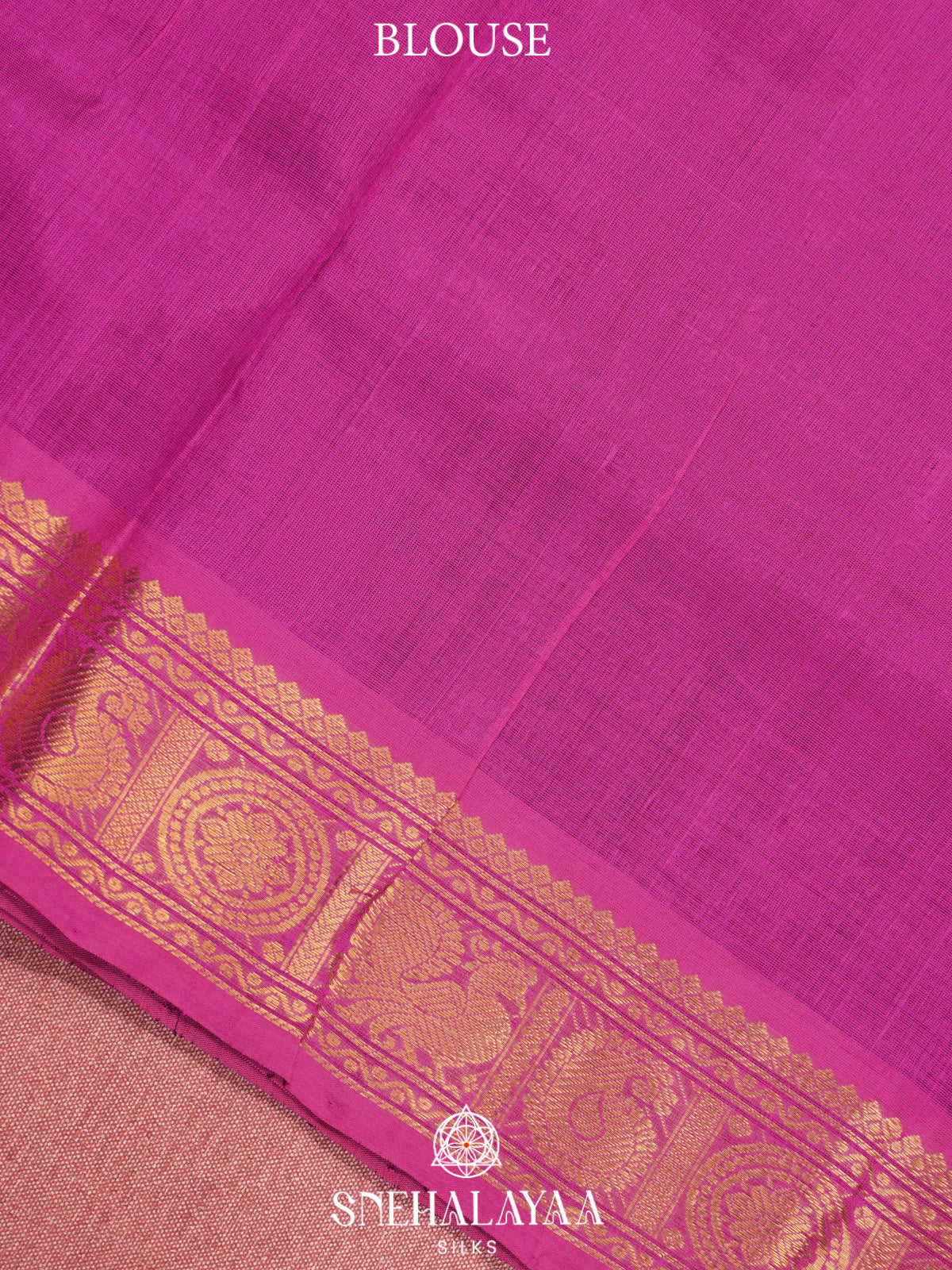 Coffee Brown Kanchi Silk Cotton Saree