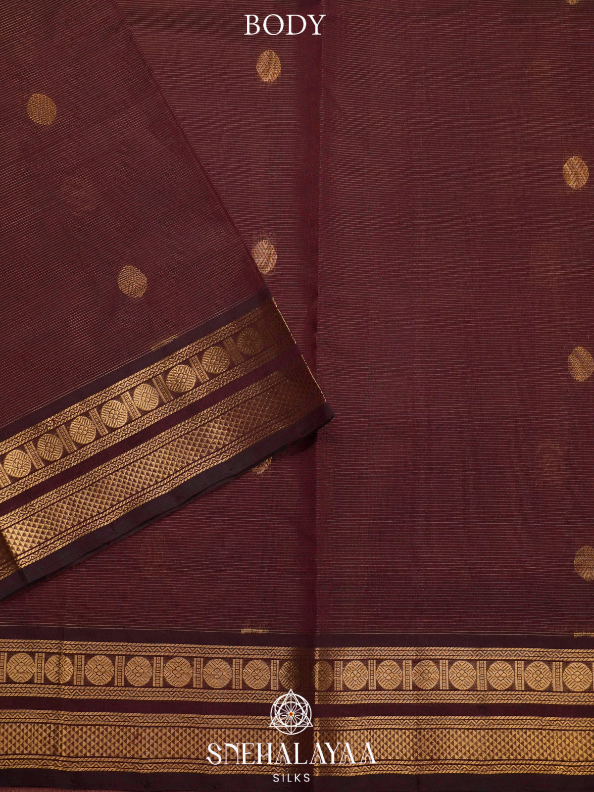 Coffee Brown Kanchi Silk Cotton Saree