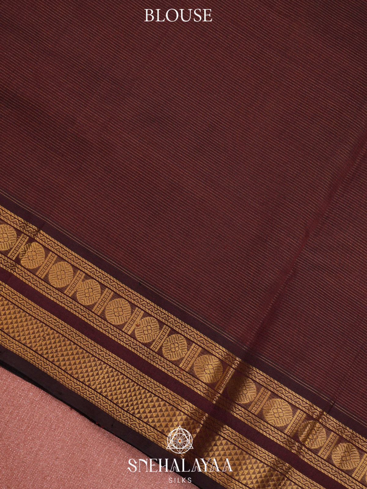 Coffee Brown Kanchi Silk Cotton Saree