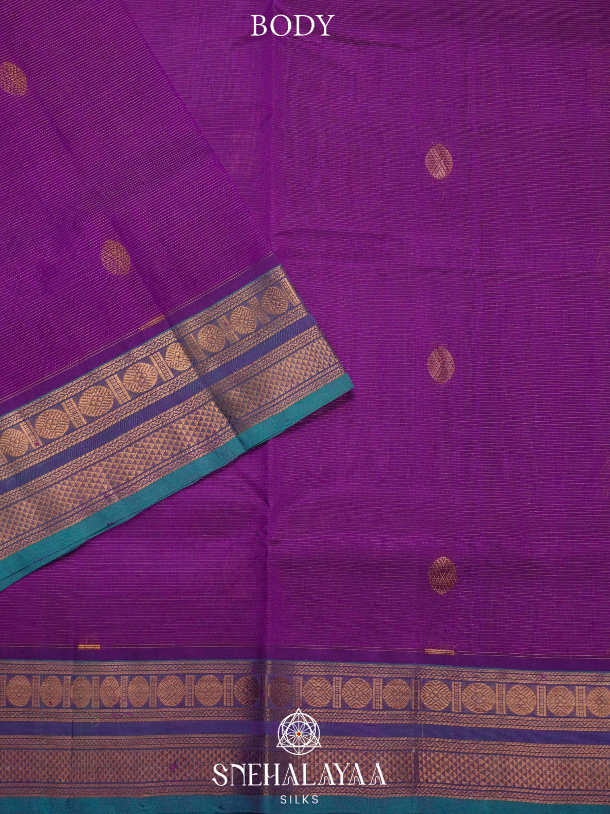 Magenta Purple Kanchi Silk Cotton Saree
