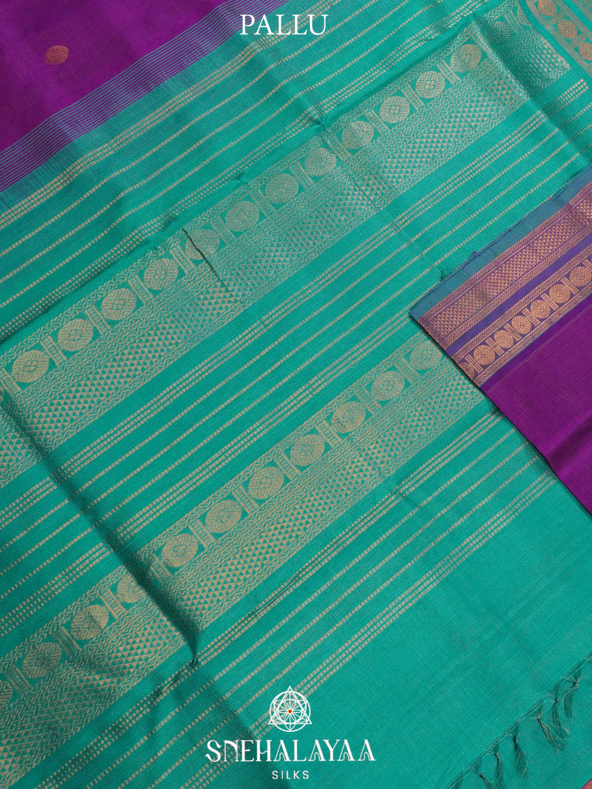 Magenta Purple Kanchi Silk Cotton Saree