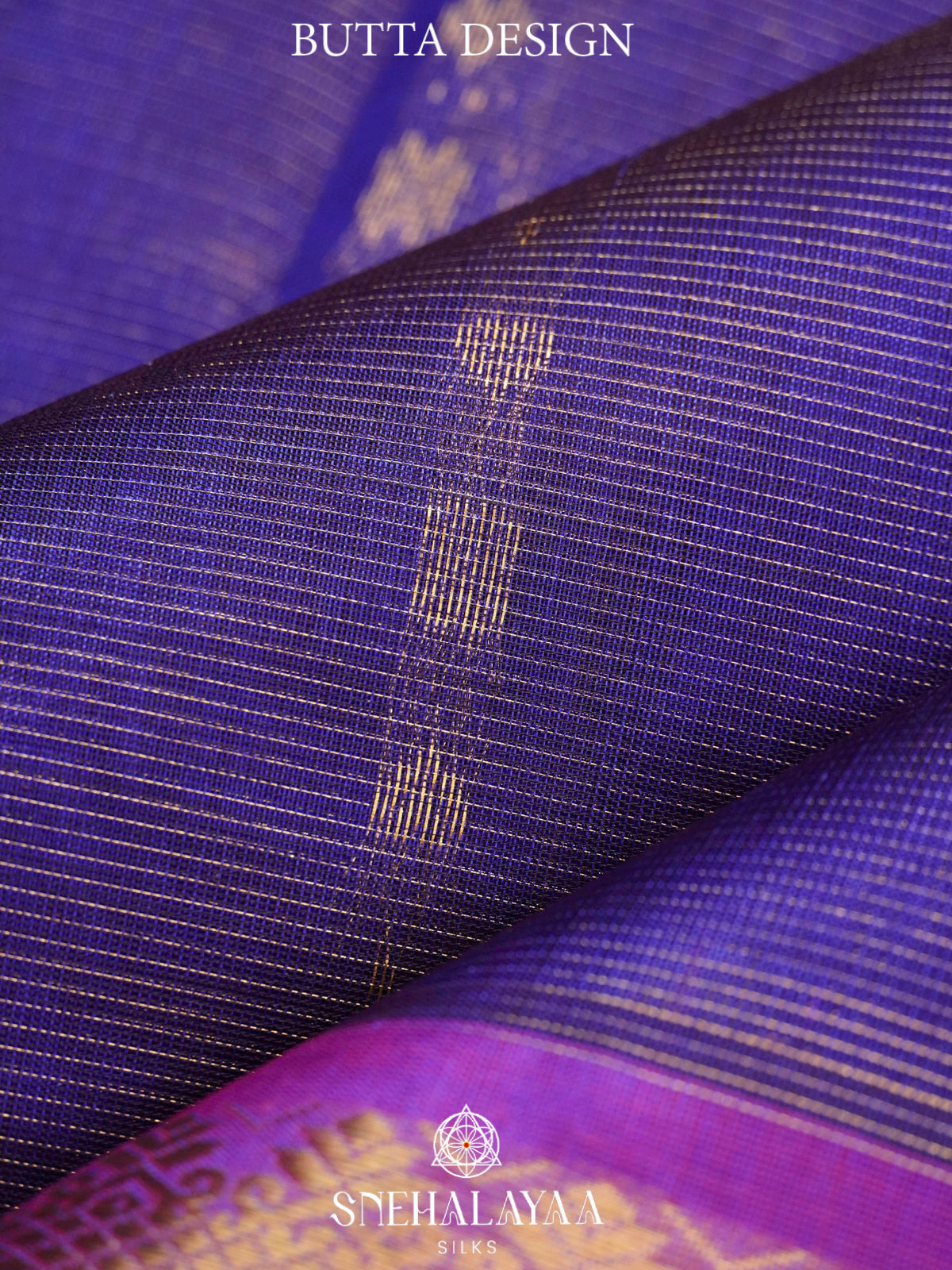Purple Kanchi Silk Cotton Saree