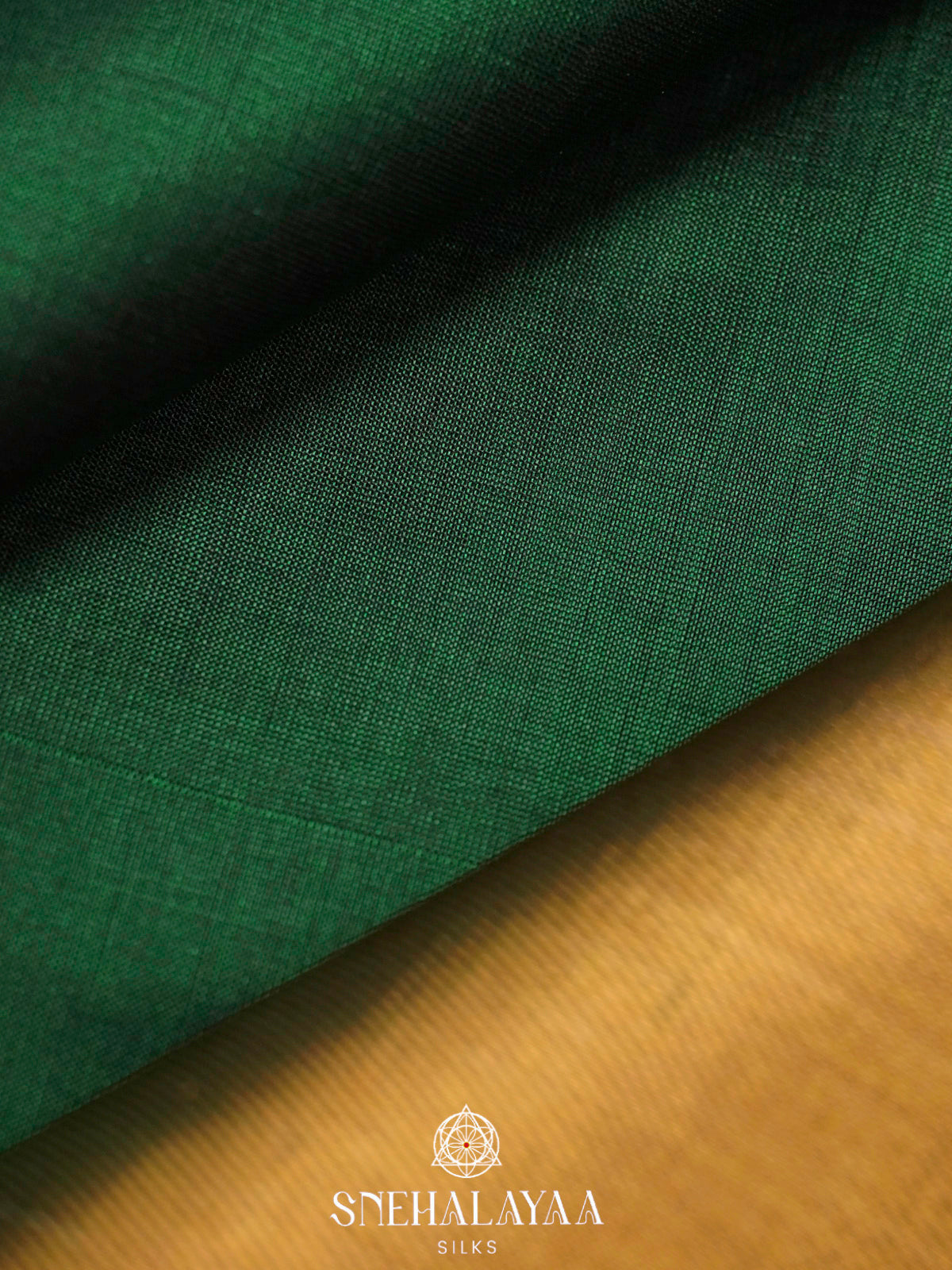Forest Green Kanchi Silk Cotton Saree
