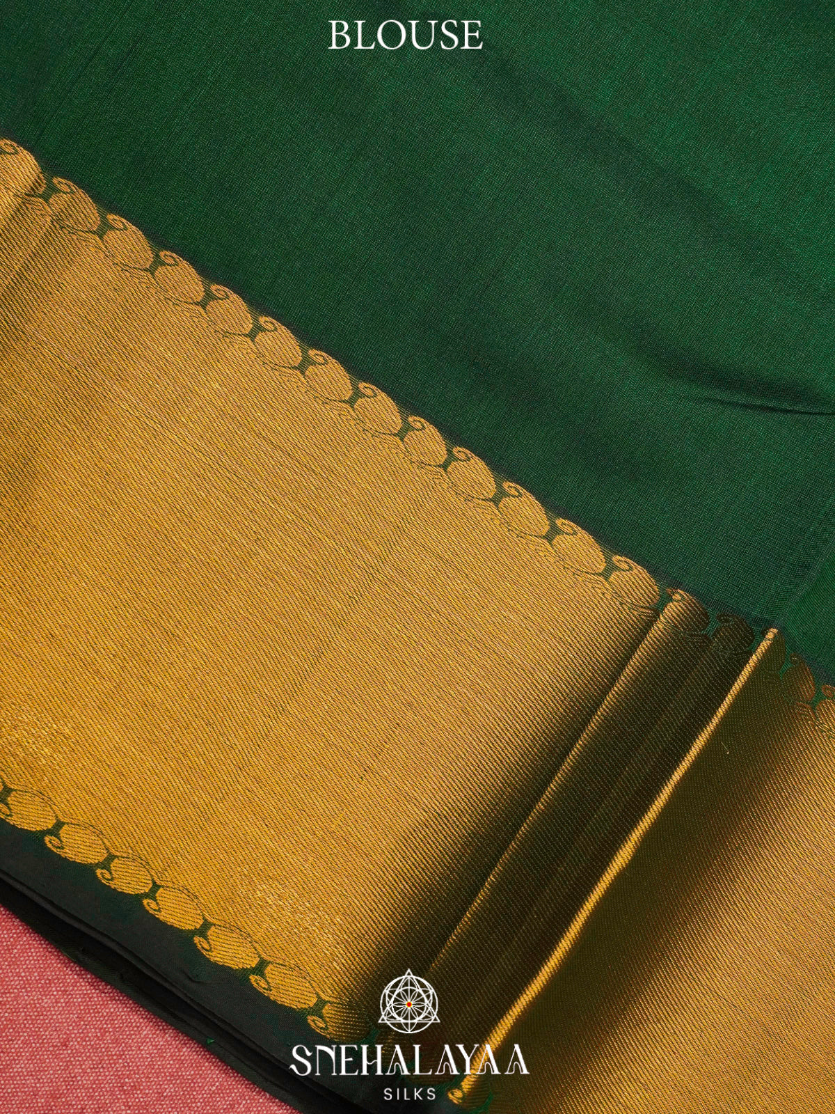 Forest Green Kanchi Silk Cotton Saree
