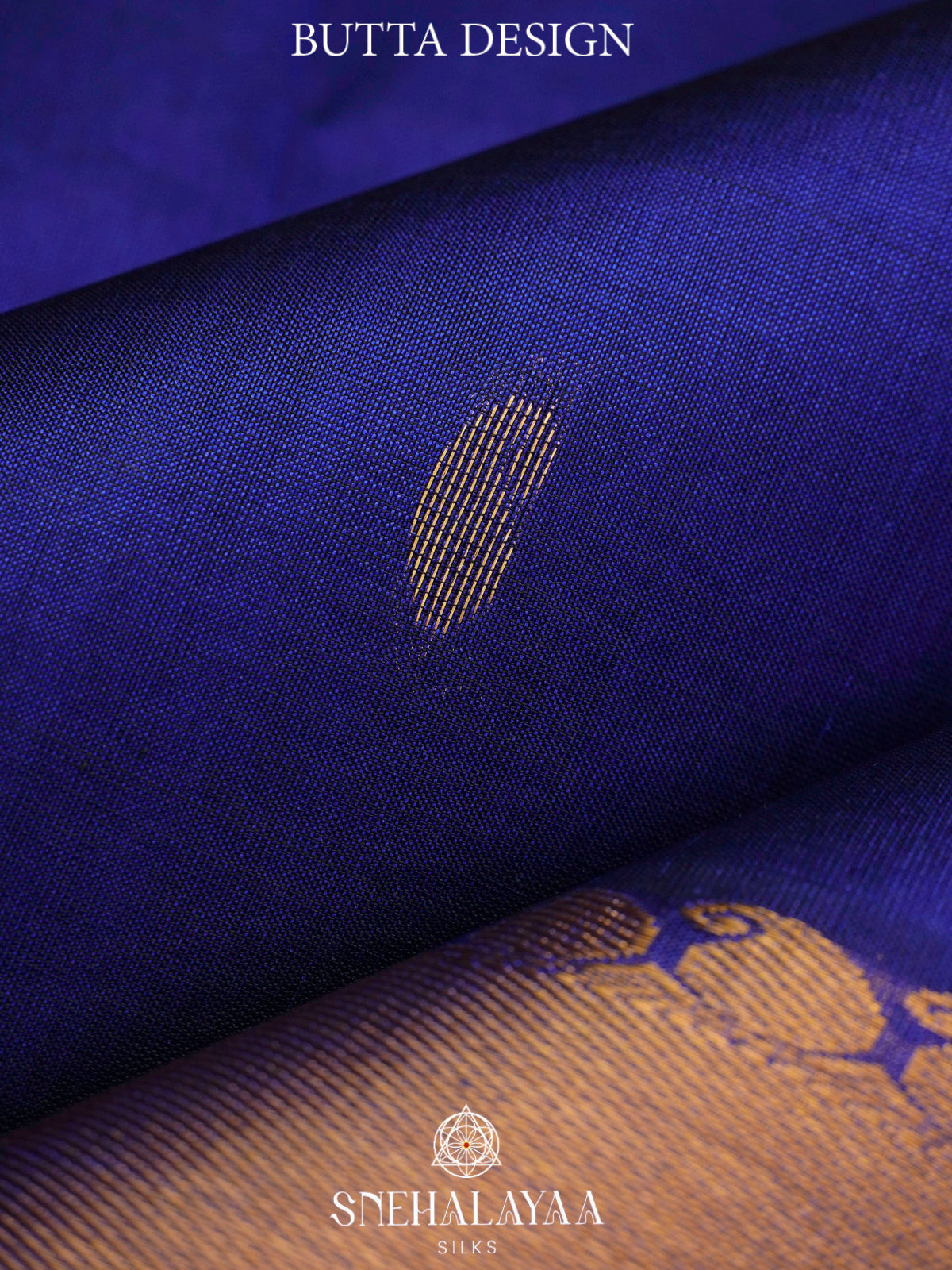 Ink Blue Kanchi Silk Cotton Saree