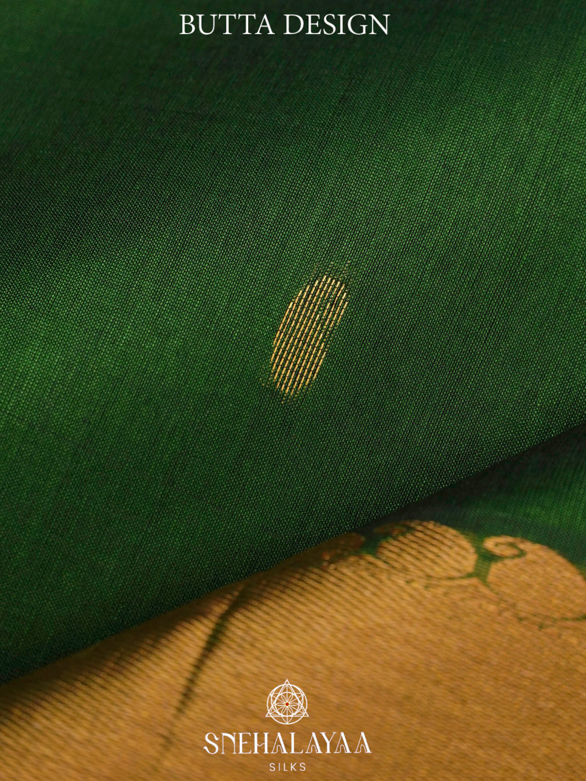 Emerald Green Kanchi Silk Cotton Saree