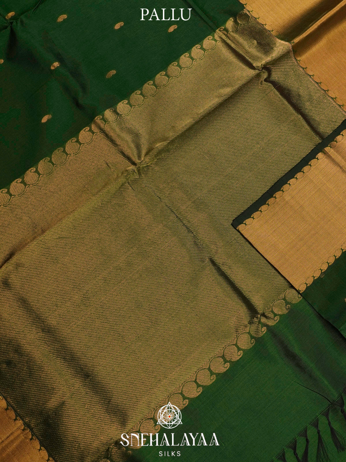 Emerald Green Kanchi Silk Cotton Saree