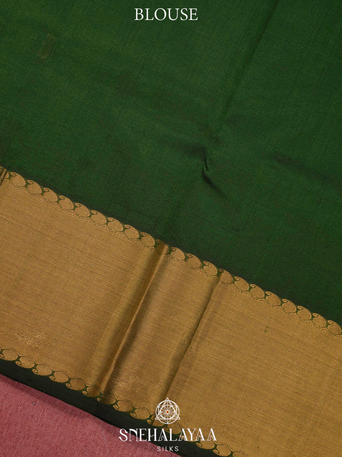 Emerald Green Kanchi Silk Cotton Saree