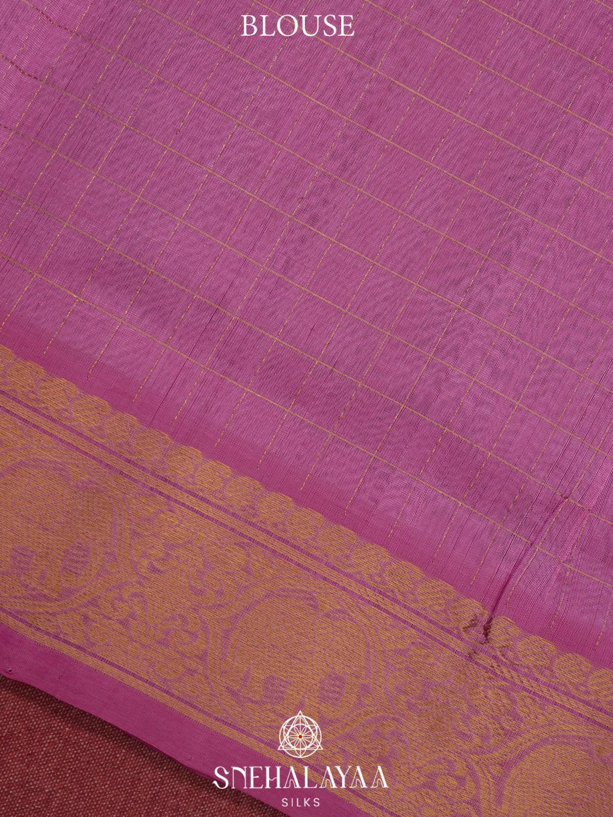 Purple Kanchi Silk Cotton Saree with 1000 Buttas