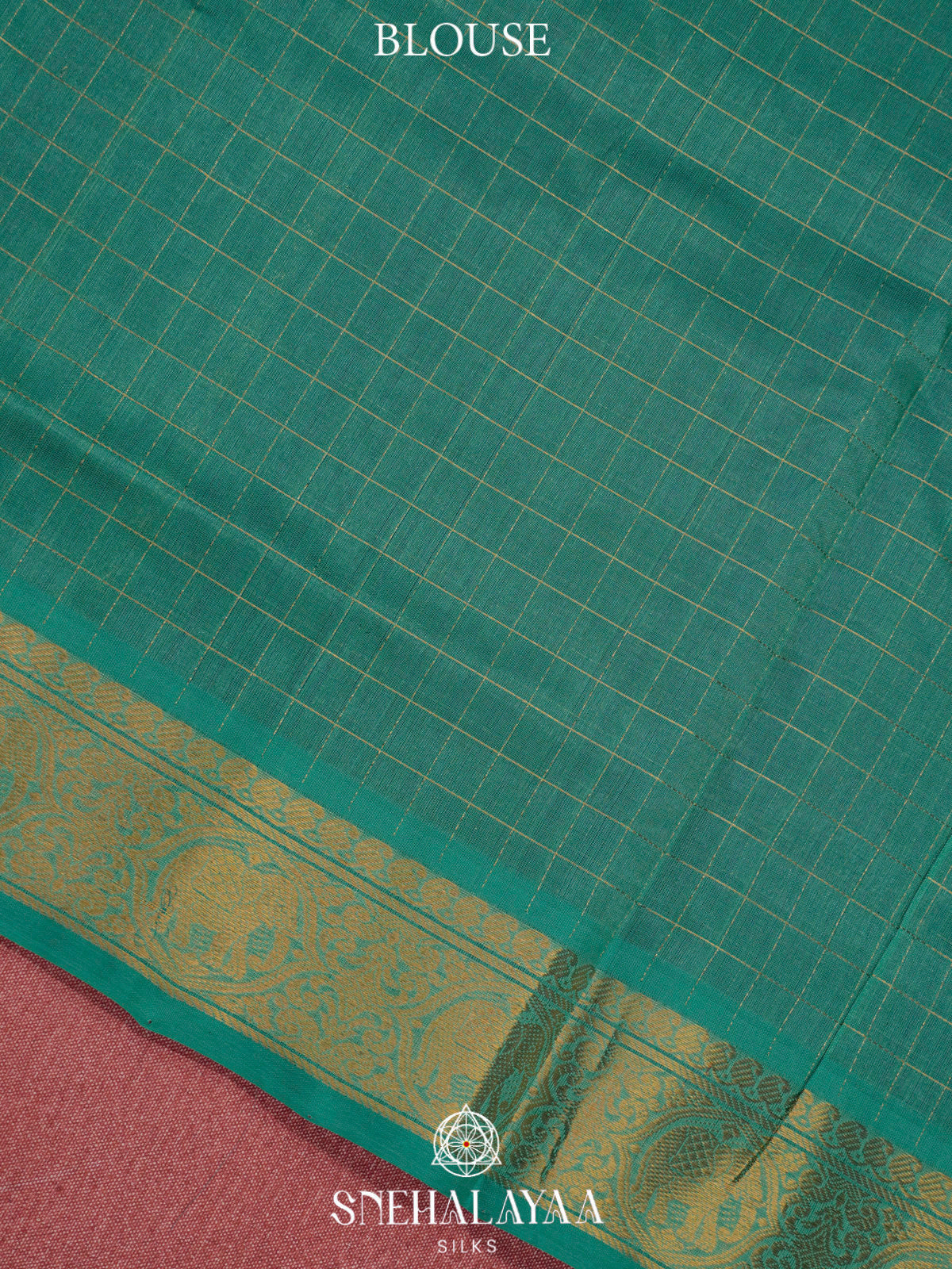 Blue Kanchi Silk Cotton Saree with 1000 Buttas