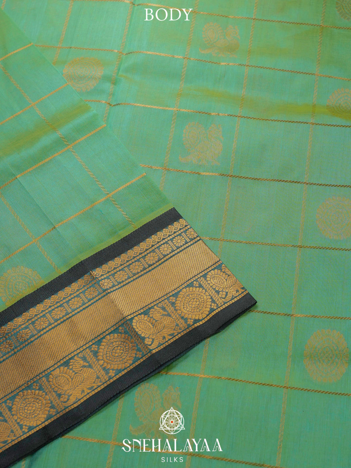 Pastel Green Kanchi Silk Cotton Saree