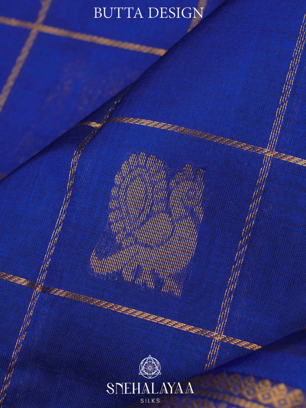 Ink Blue Kanchi Silk Cotton Saree