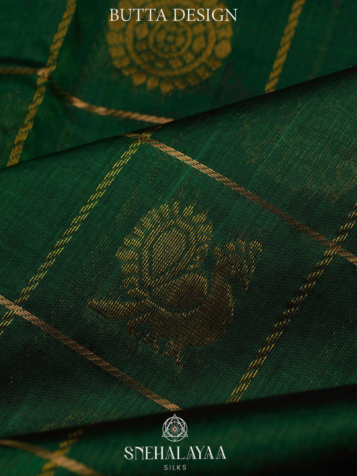 Forest Green Kanchi Silk Cotton Saree