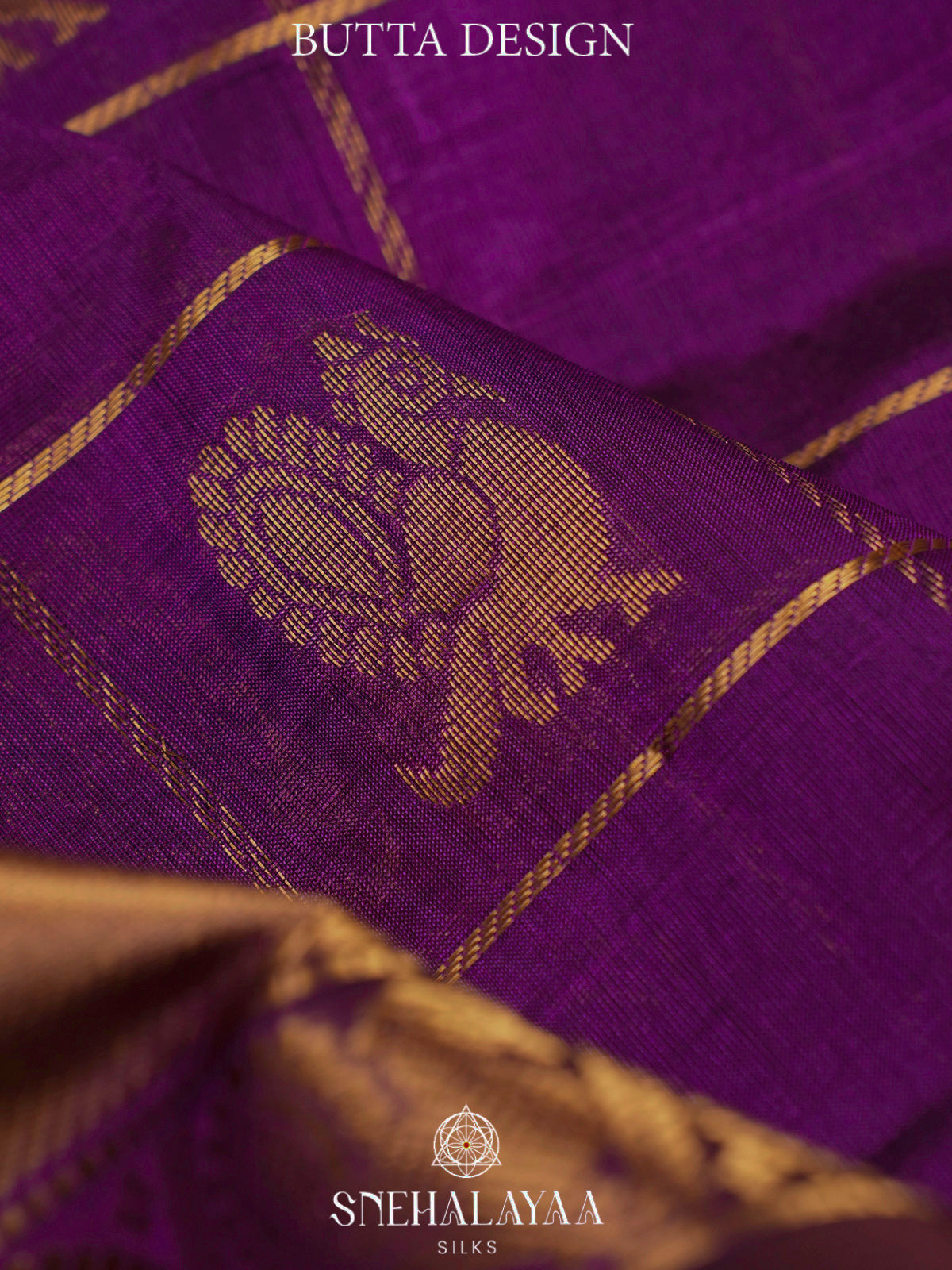 Magenta Kanchi Silk Cotton Saree