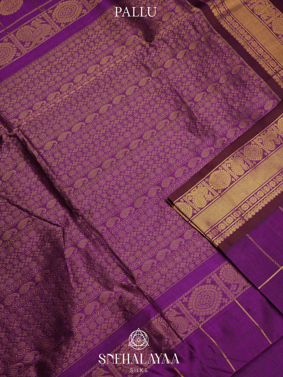 Magenta Kanchi Silk Cotton Saree