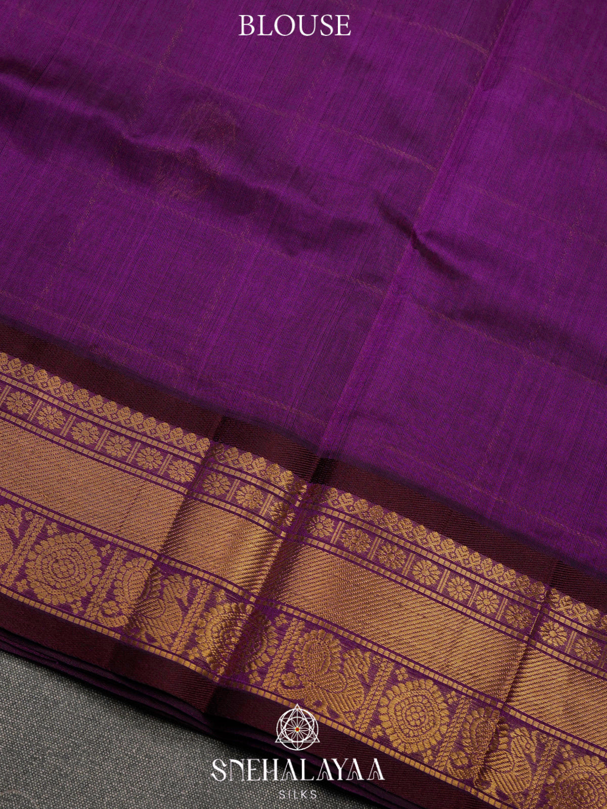 Magenta Kanchi Silk Cotton Saree