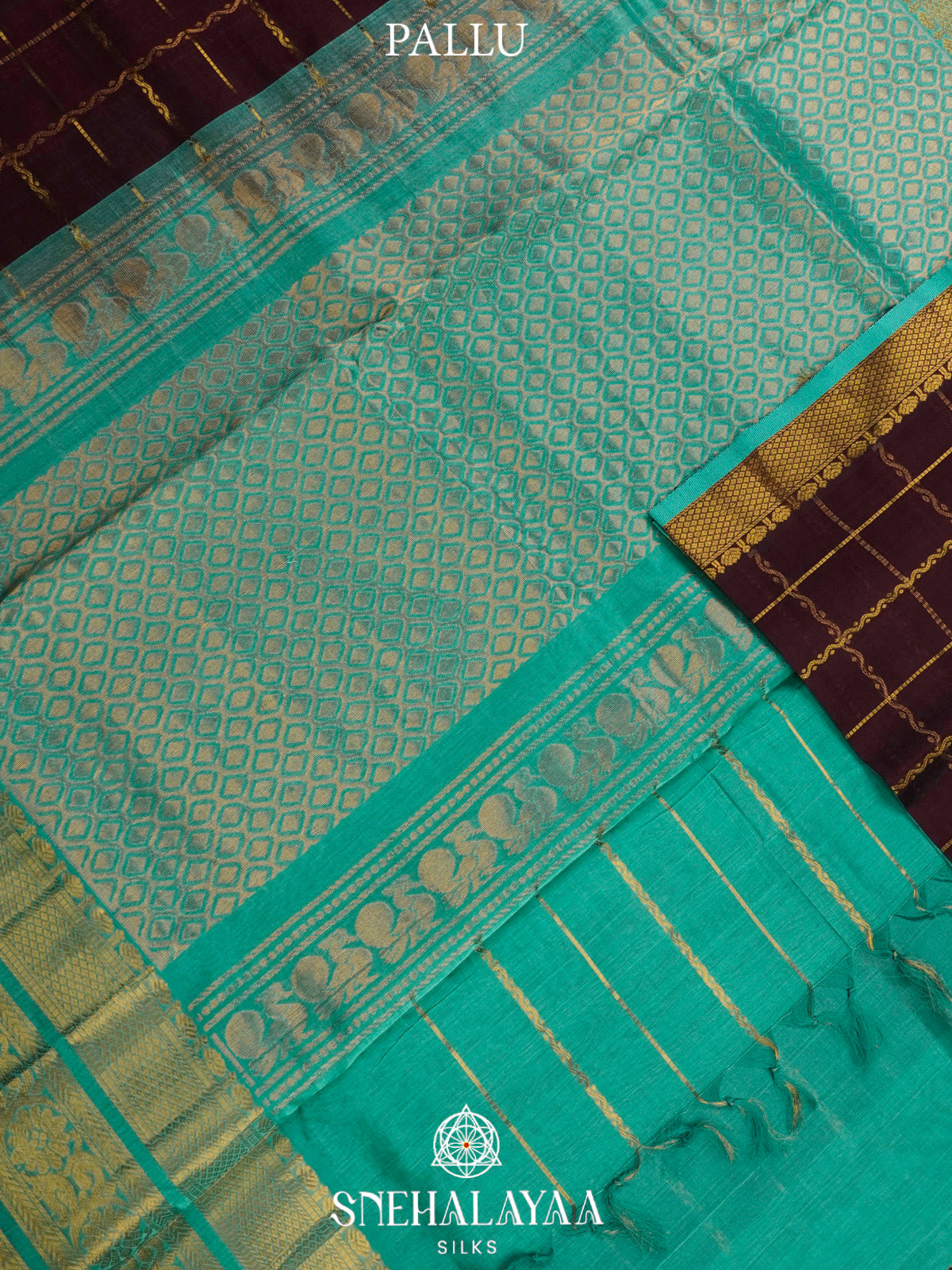 Coffee Brown Kanchi Silk Cotton Saree