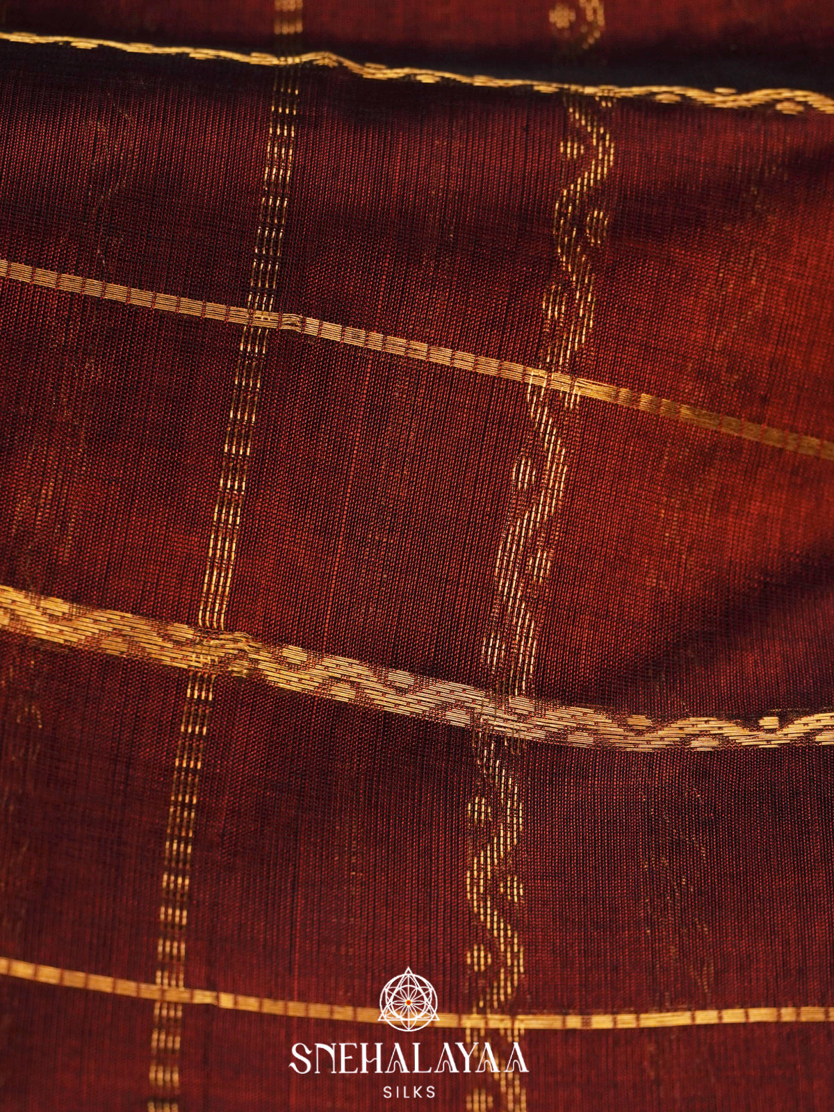 Maroon Kanchi Silk Cotton Saree