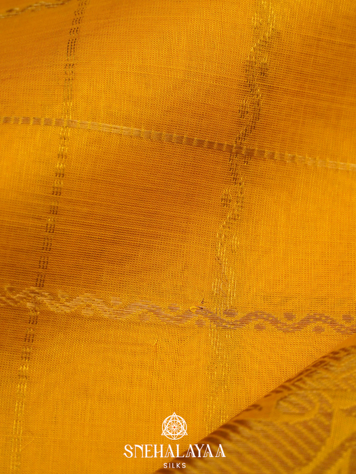 Mango Yellow Kanchi Silk Cotton Saree