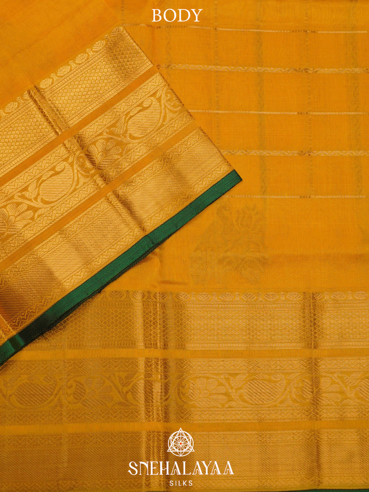 Mango Yellow Kanchi Silk Cotton Saree