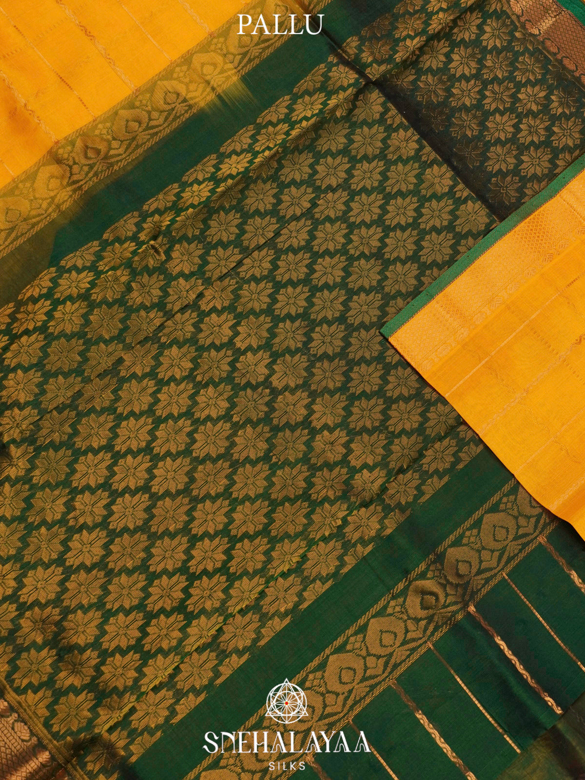 Mango Yellow Kanchi Silk Cotton Saree