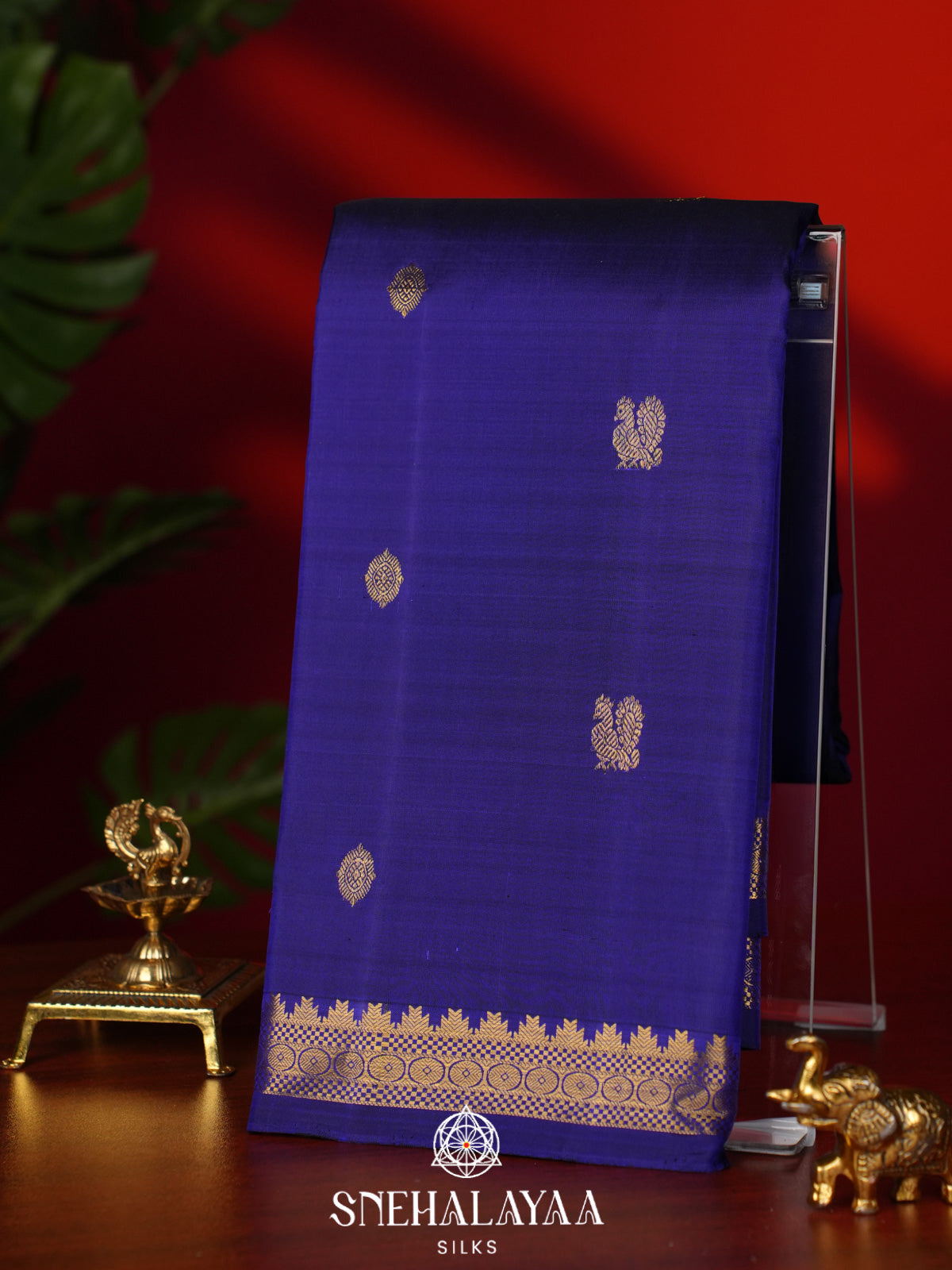 Purple Kanjivaram Silk Saree