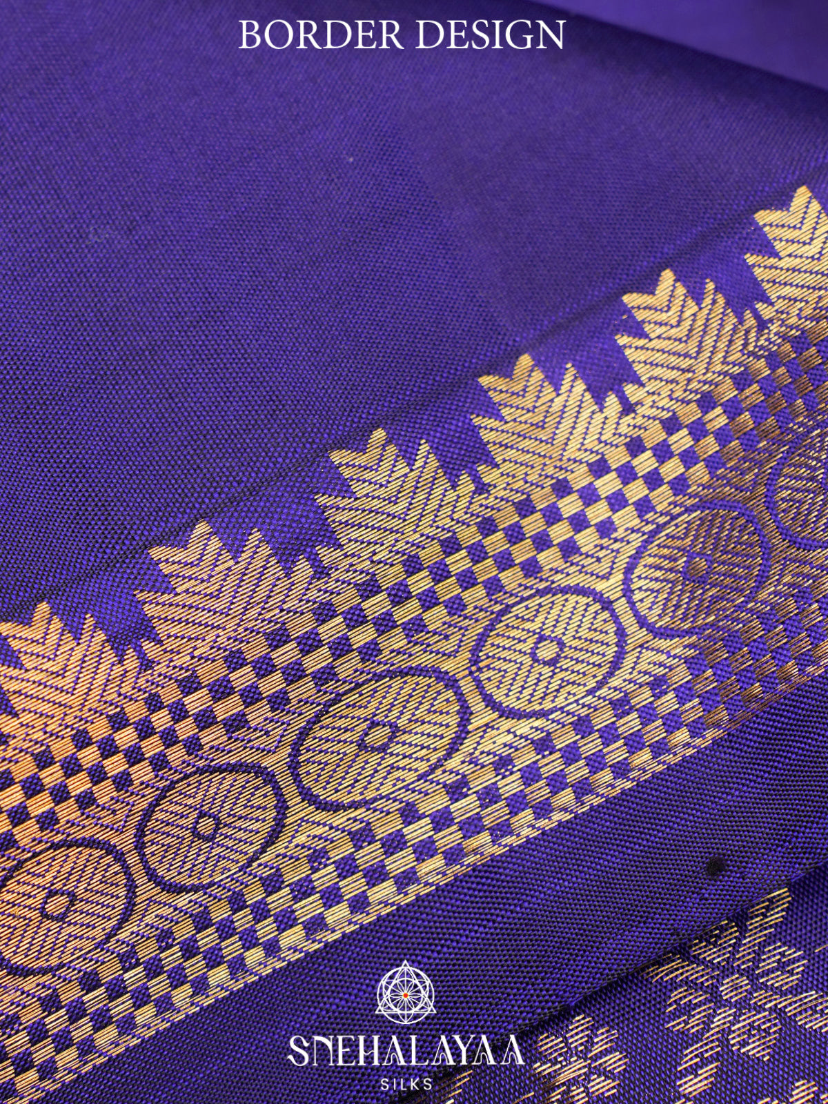 Purple Kanjivaram Silk Saree