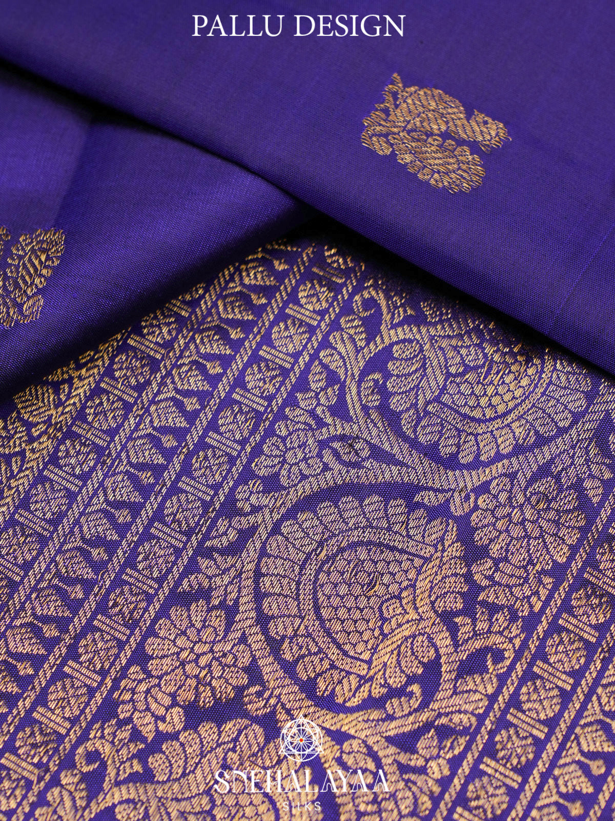 Purple Kanjivaram Silk Saree