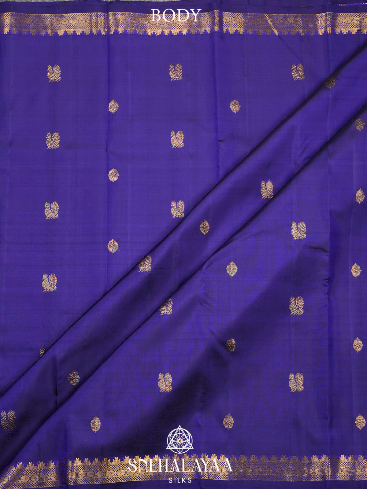 Purple Kanjivaram Silk Saree