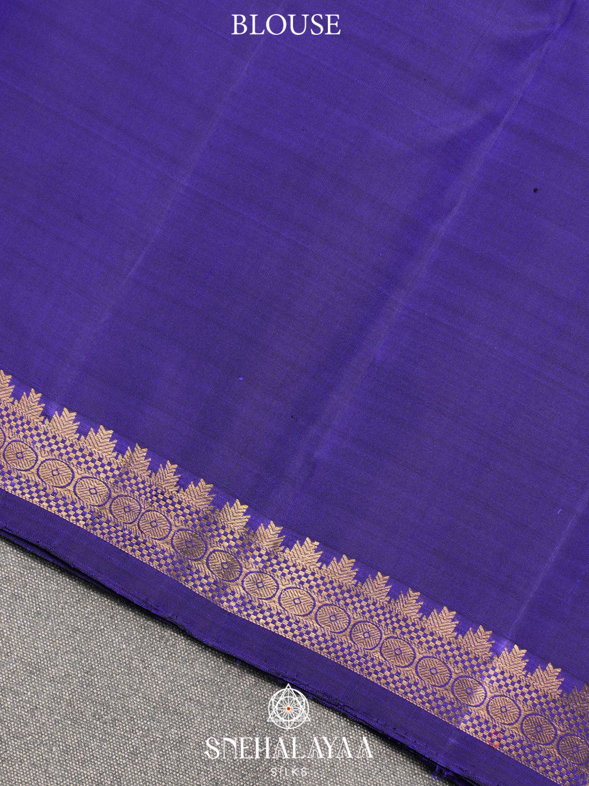 Purple Kanjivaram Silk Saree