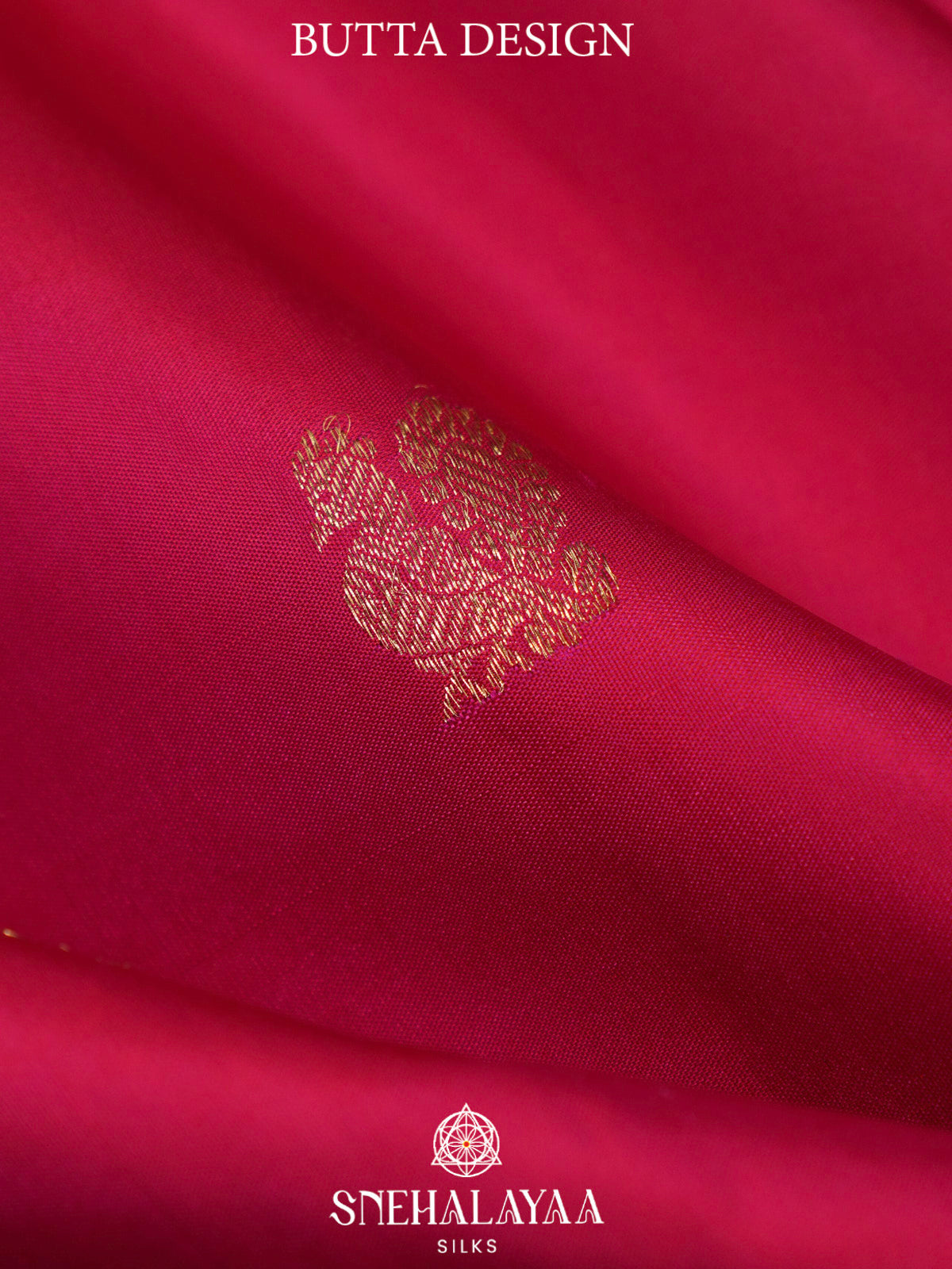 Ruby Red Kanjivaram Silk Saree