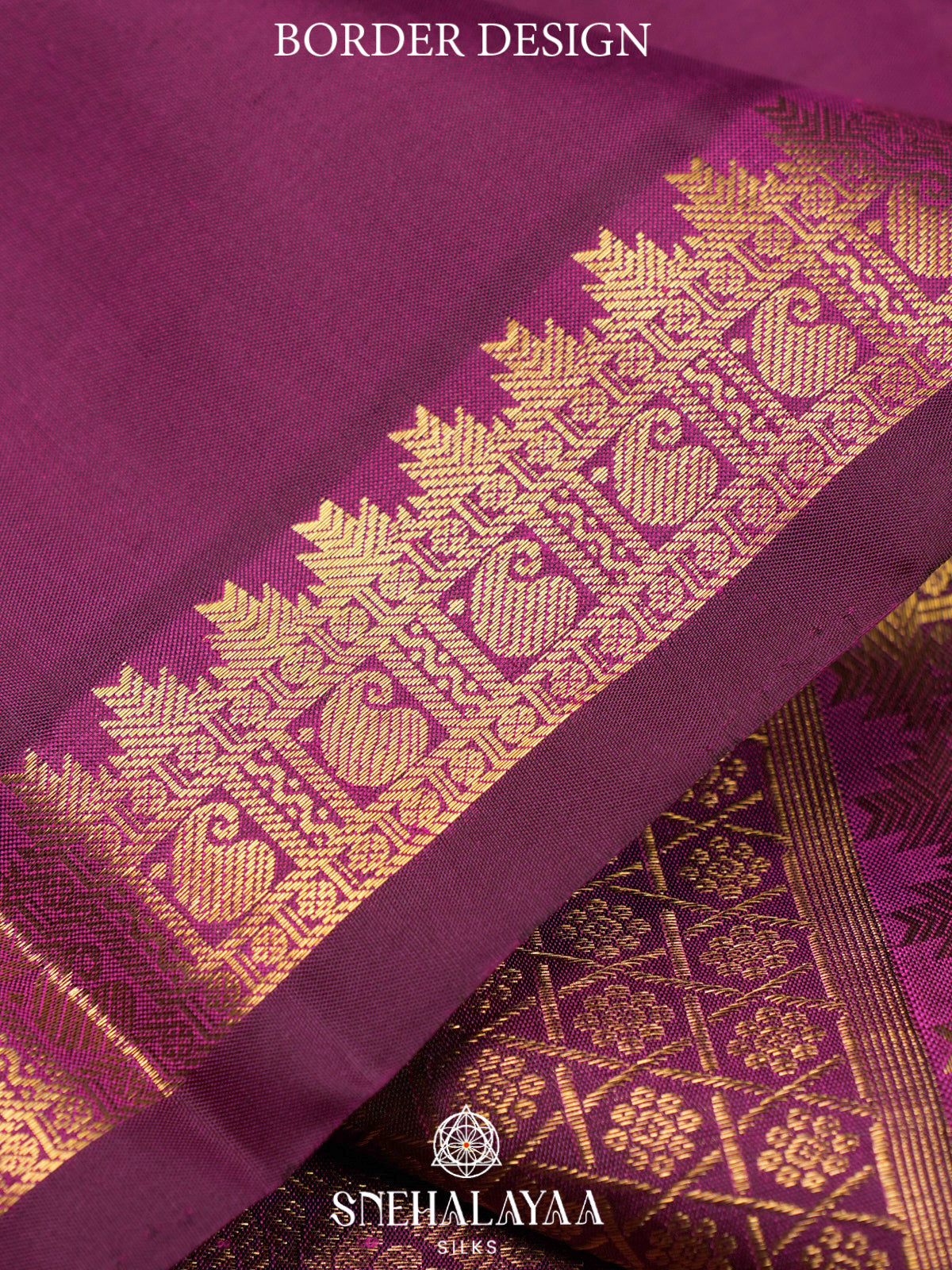 Wine Kanjivaram Silk Saree