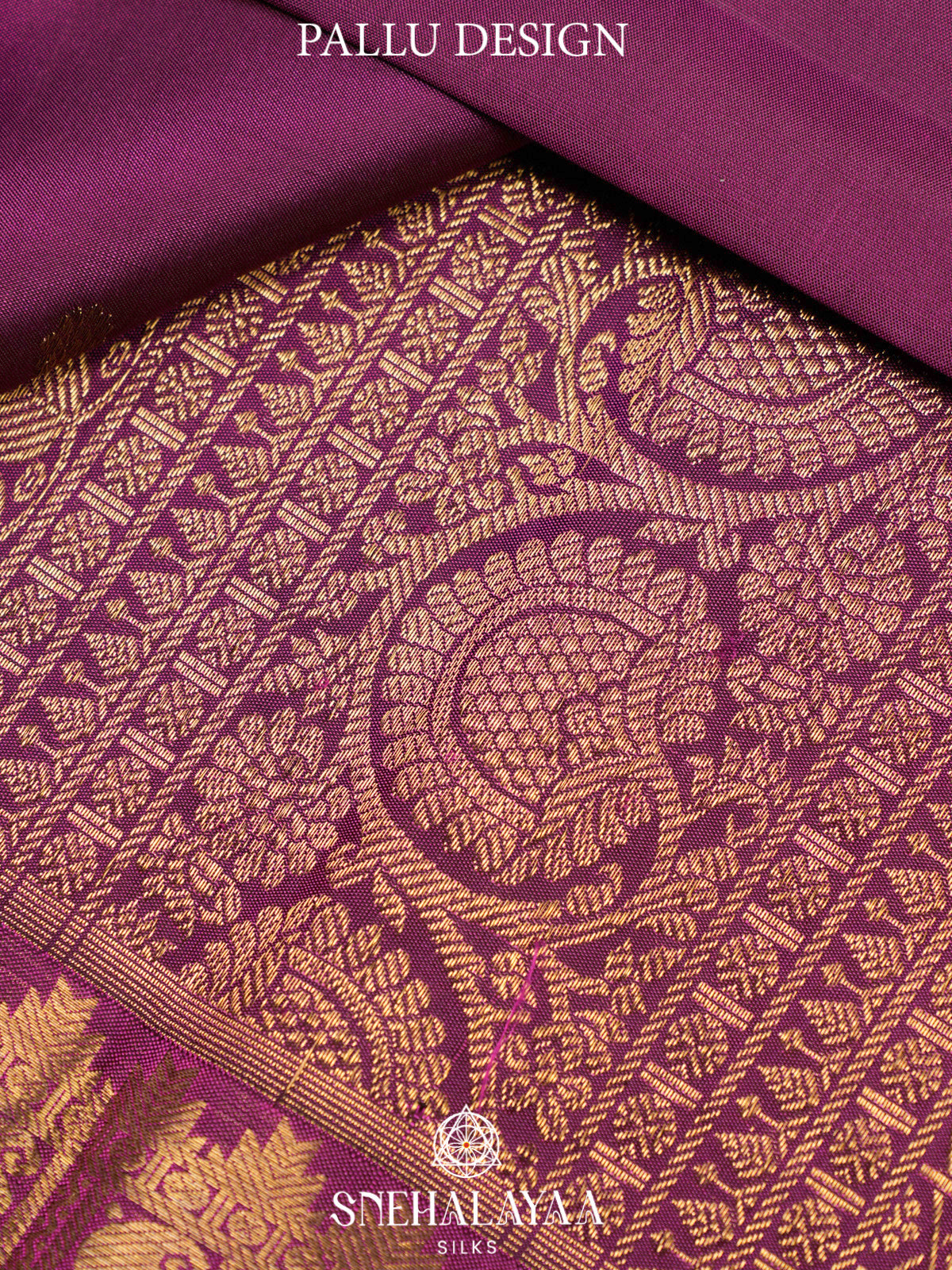 Wine Kanjivaram Silk Saree