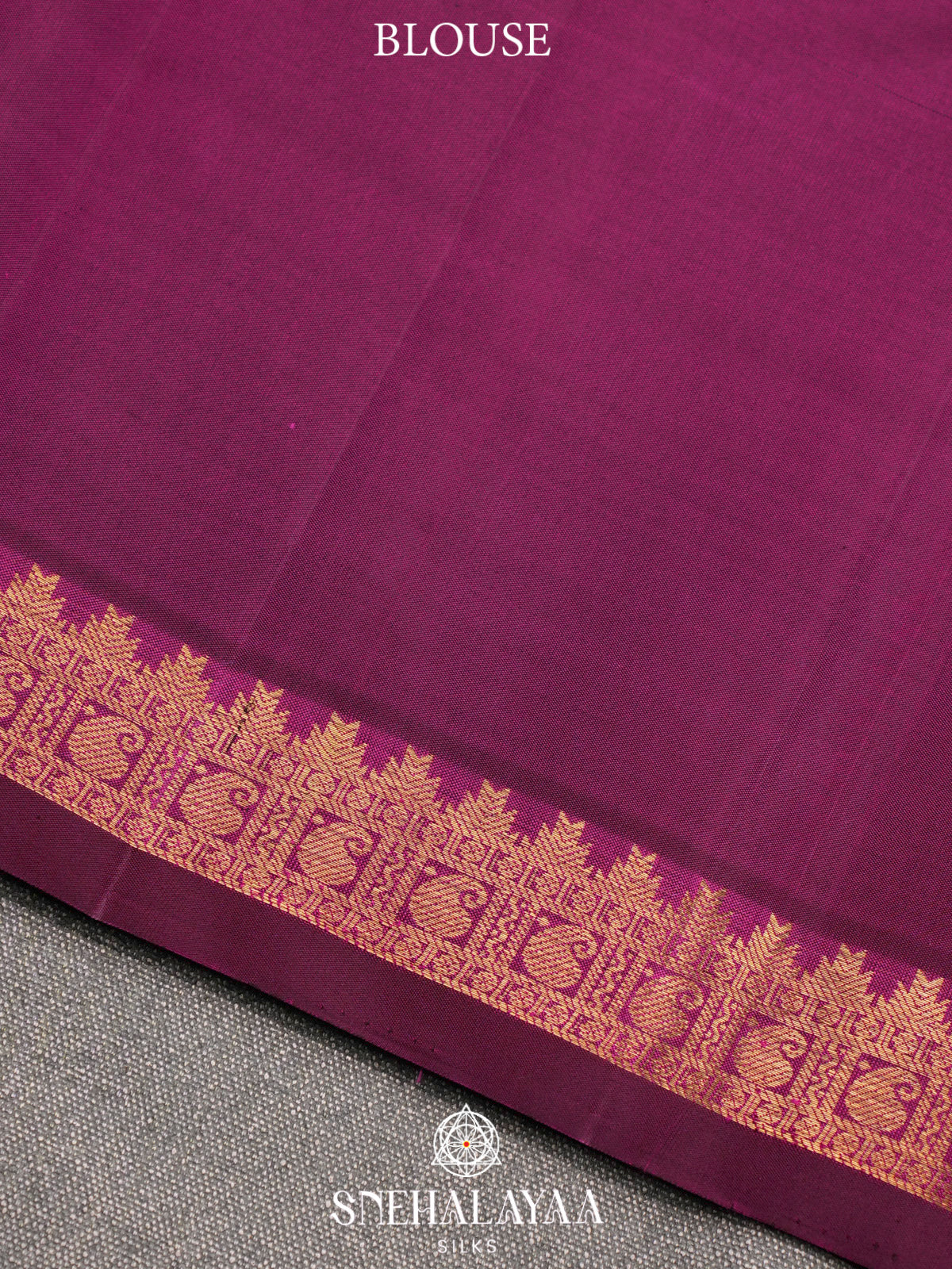 Wine Kanjivaram Silk Saree