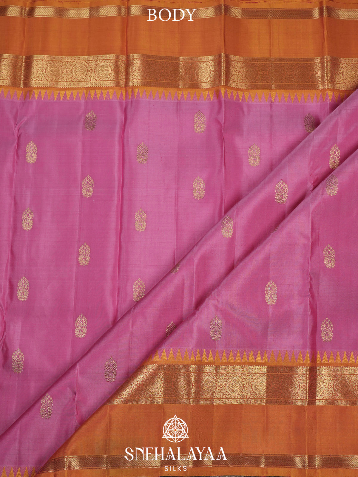 Pink Kanjivaram Silk Saree