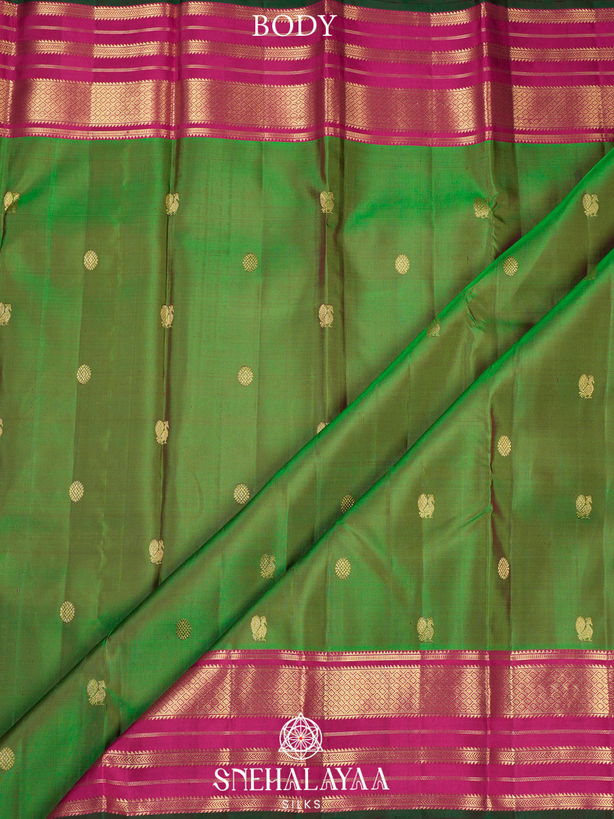 Green Kanjivaram Silk Saree