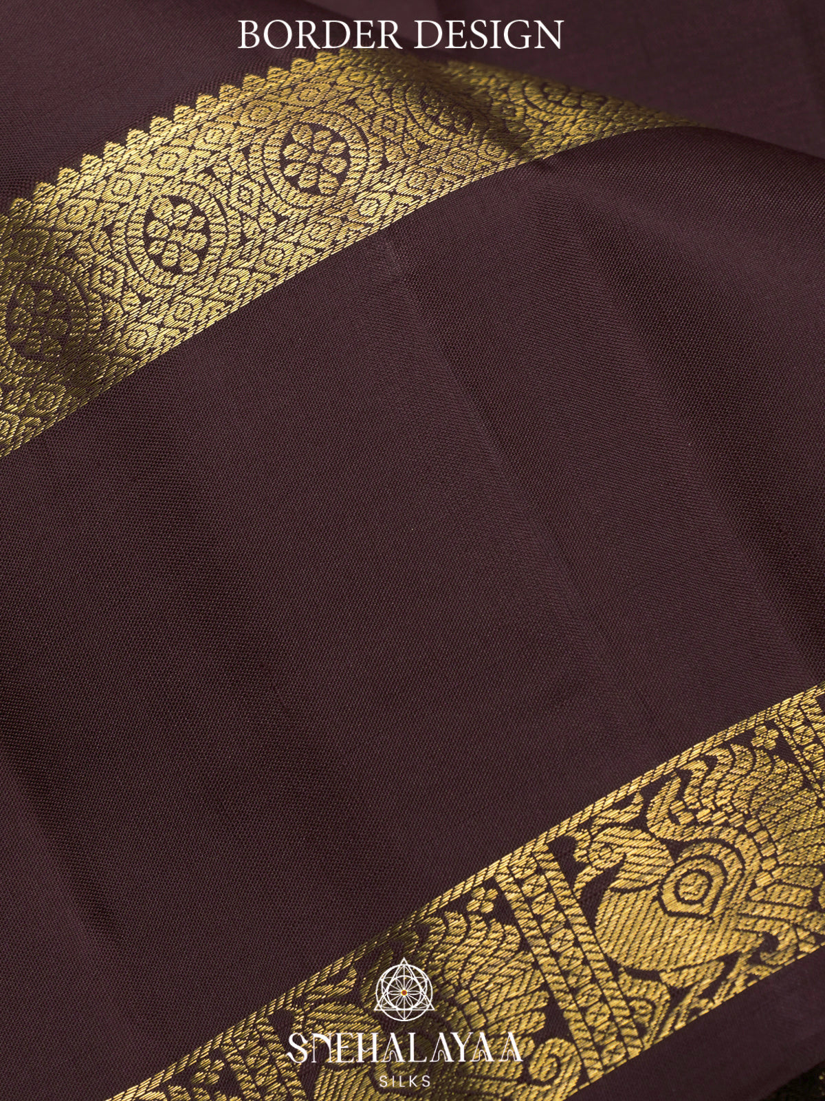Coffee Brown Kanjivaram Silk Saree